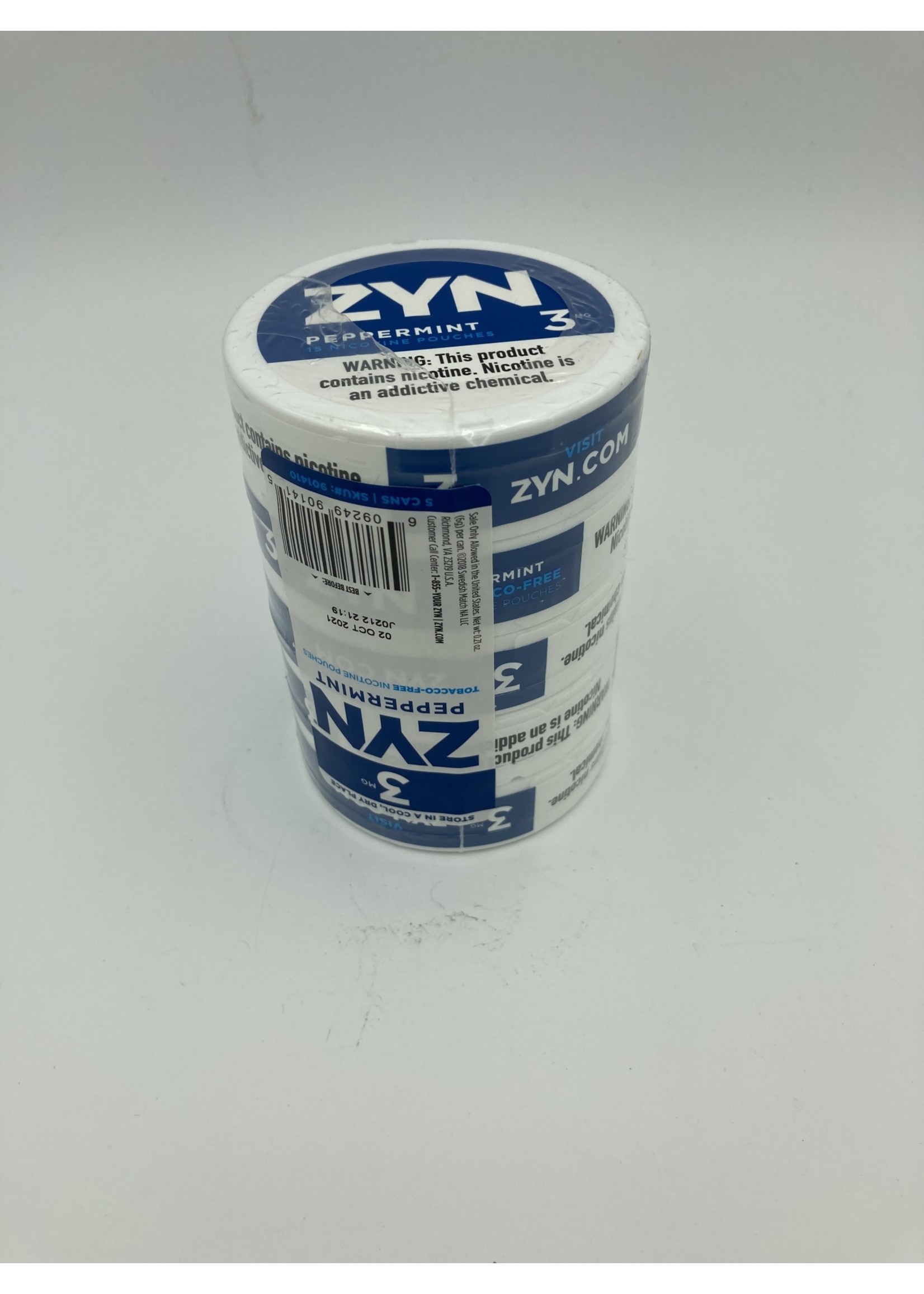 ZYN Zyn peppermint 3mg roll 5pk