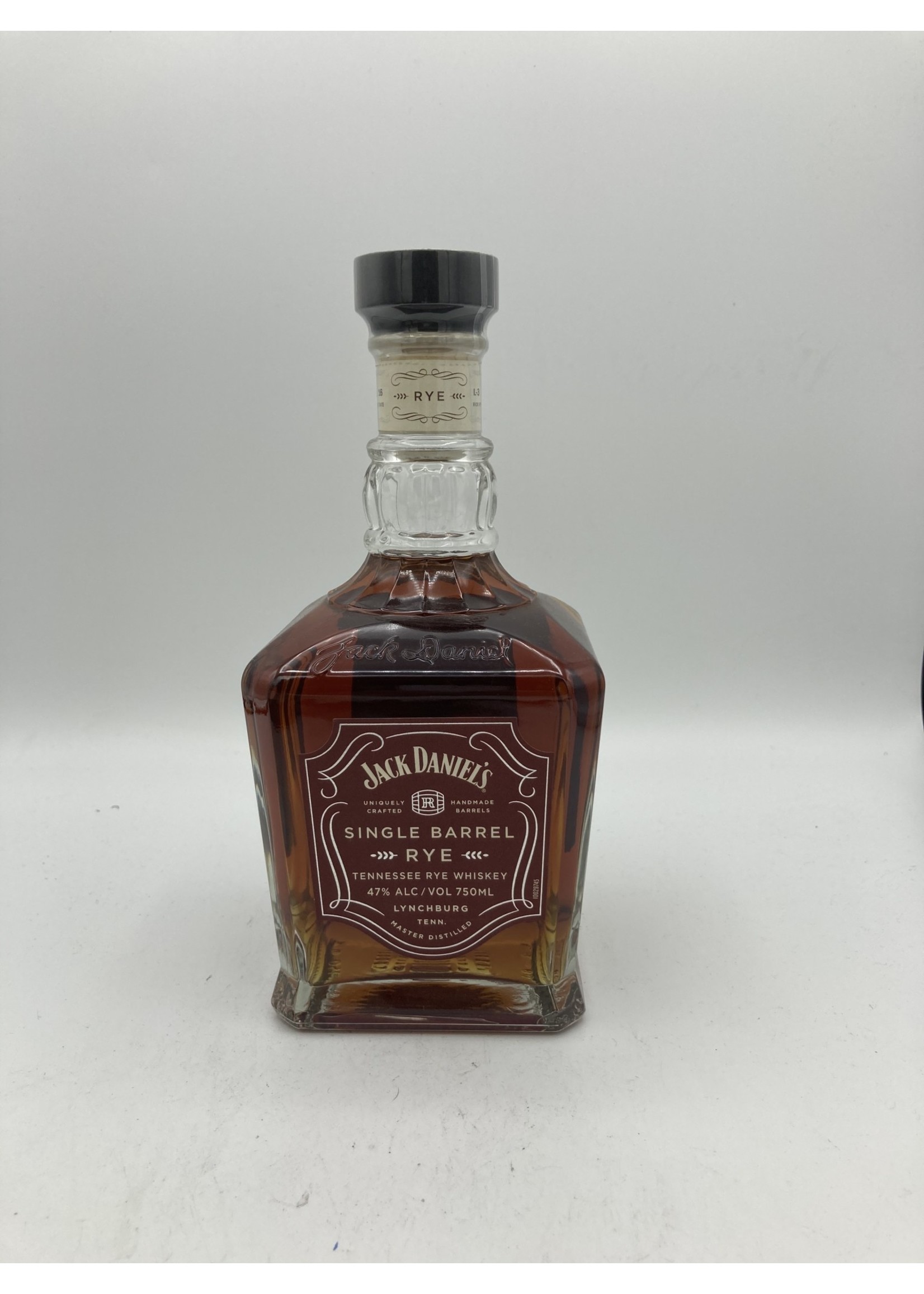 JACK DANIEL'S Jack Daniel's tennessee straight rye whiskey  single barrel 47% abv 94 proof 750ml
