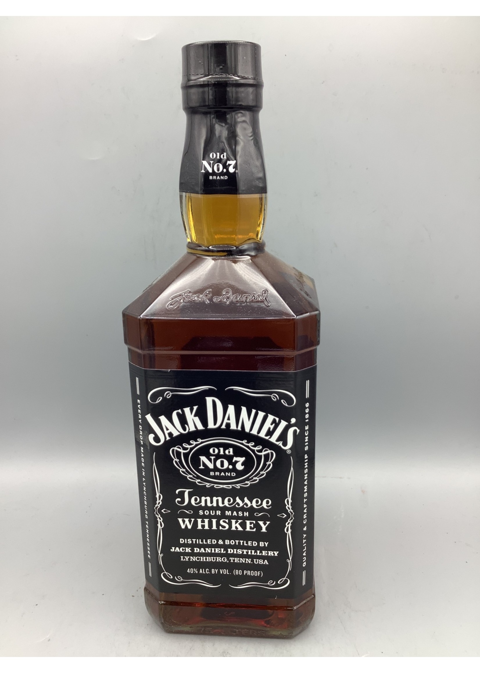 JACK DANIEL'S Jack Daniel's tennessee whiskey  old no. 7 40% abv 80 proof 1.75 Liter