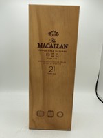 THE MACALLAN HIGHLAND SINGLE MALT SCOTCH WHISKY The Macallan Highland Single Malt Scotch Whisky 21 Year Fine Oak Triple Cask Matured 43% ABV 86 Proof 750ml