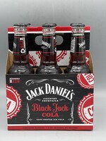 JACK DANIEL'S Jack daniels ready to drink Black jack cola  4.8% abv 6pk-10oz bottle