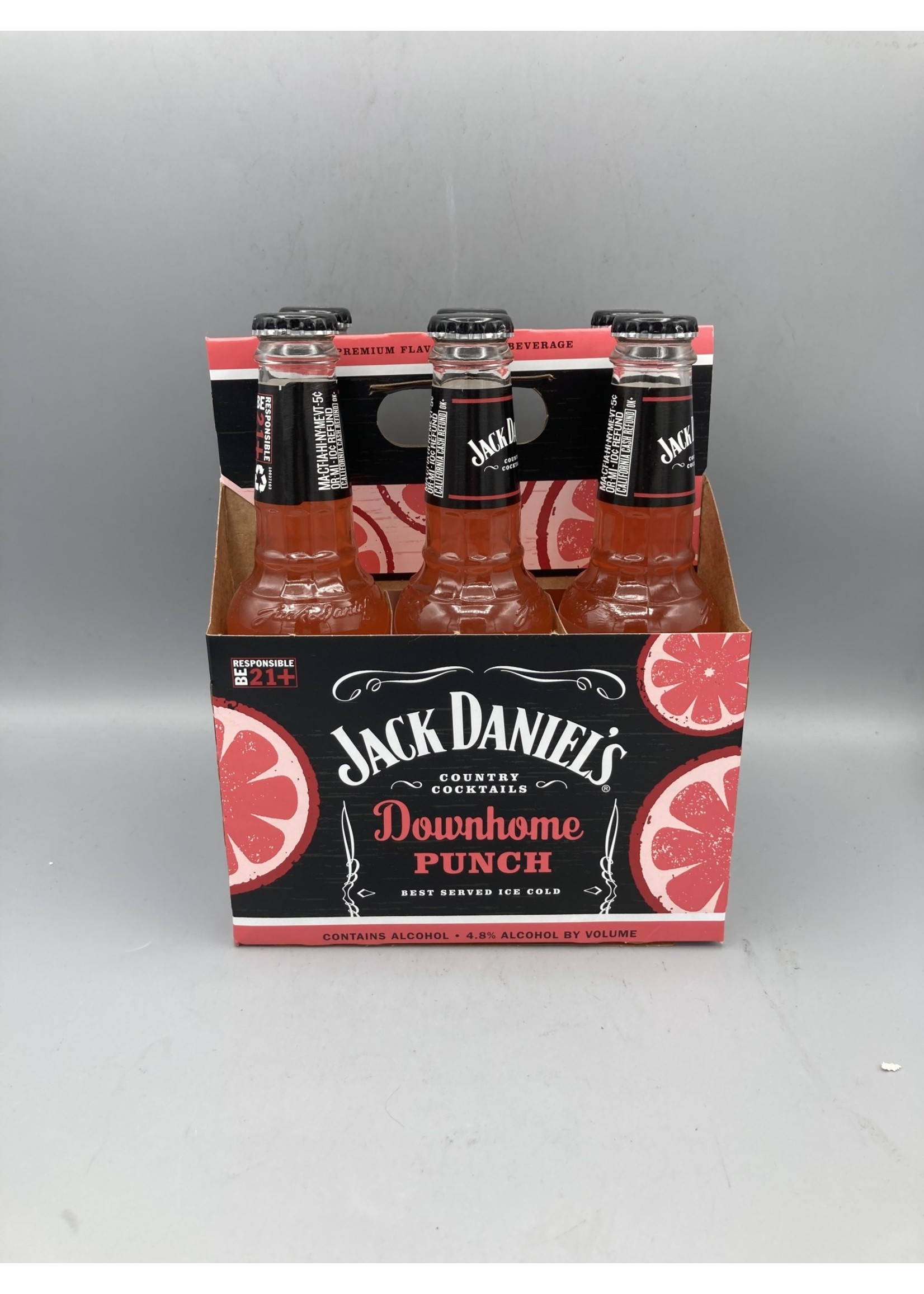 JACK DANIEL'S Jack daniels ready to drink Downhome Punch 4.8% abv 6pk-10oz bottle