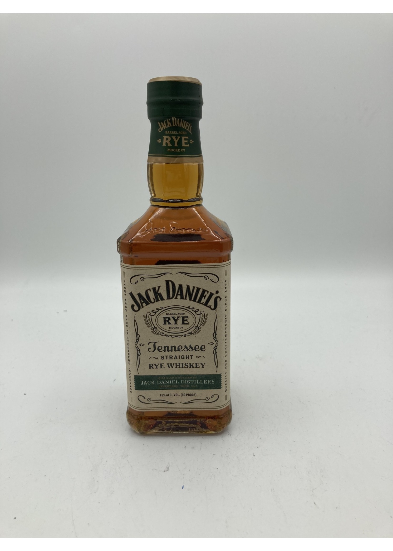 JACK DANIEL'S Jack Daniel's tennessee straight rye whiskey  45% abv 90 proof 375ml
