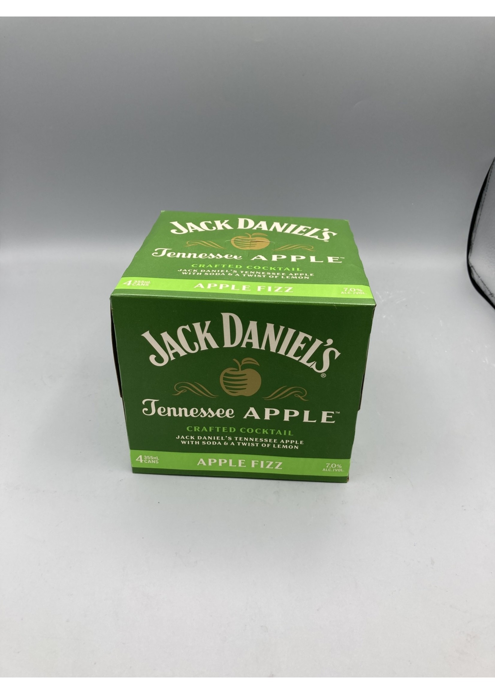 JACK DANIEL'S Jack daniels ready to drink Apple Fizz 7% abv 4pk-12oz can
