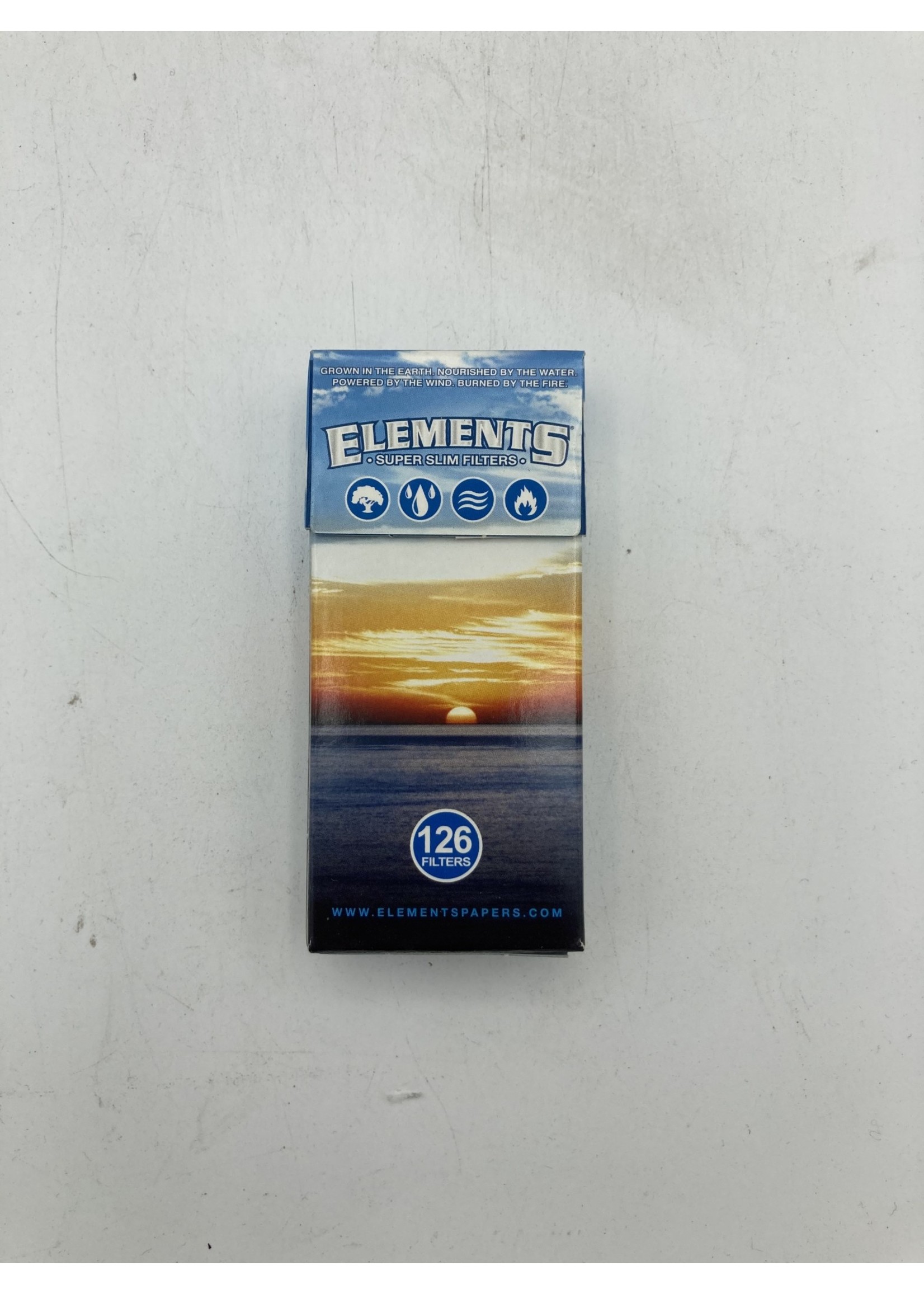 ELEMENTS ULTRA THIN RICE PAPERS Elements paper super slim filter 126ct. pack