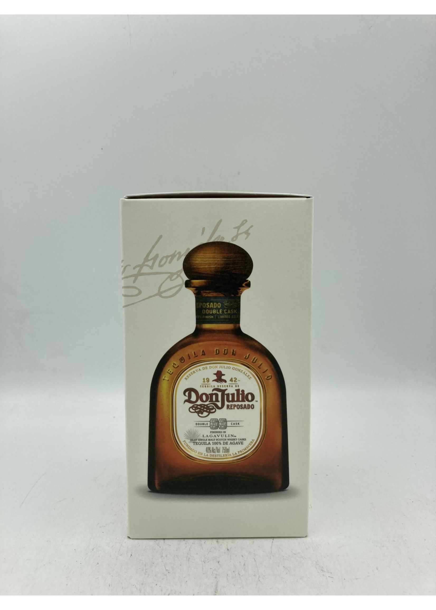 DON JULIO TEQUILA Don Julio Tequila Reposado Double cask finished in lagavuln 40% abv 80pf 750ml