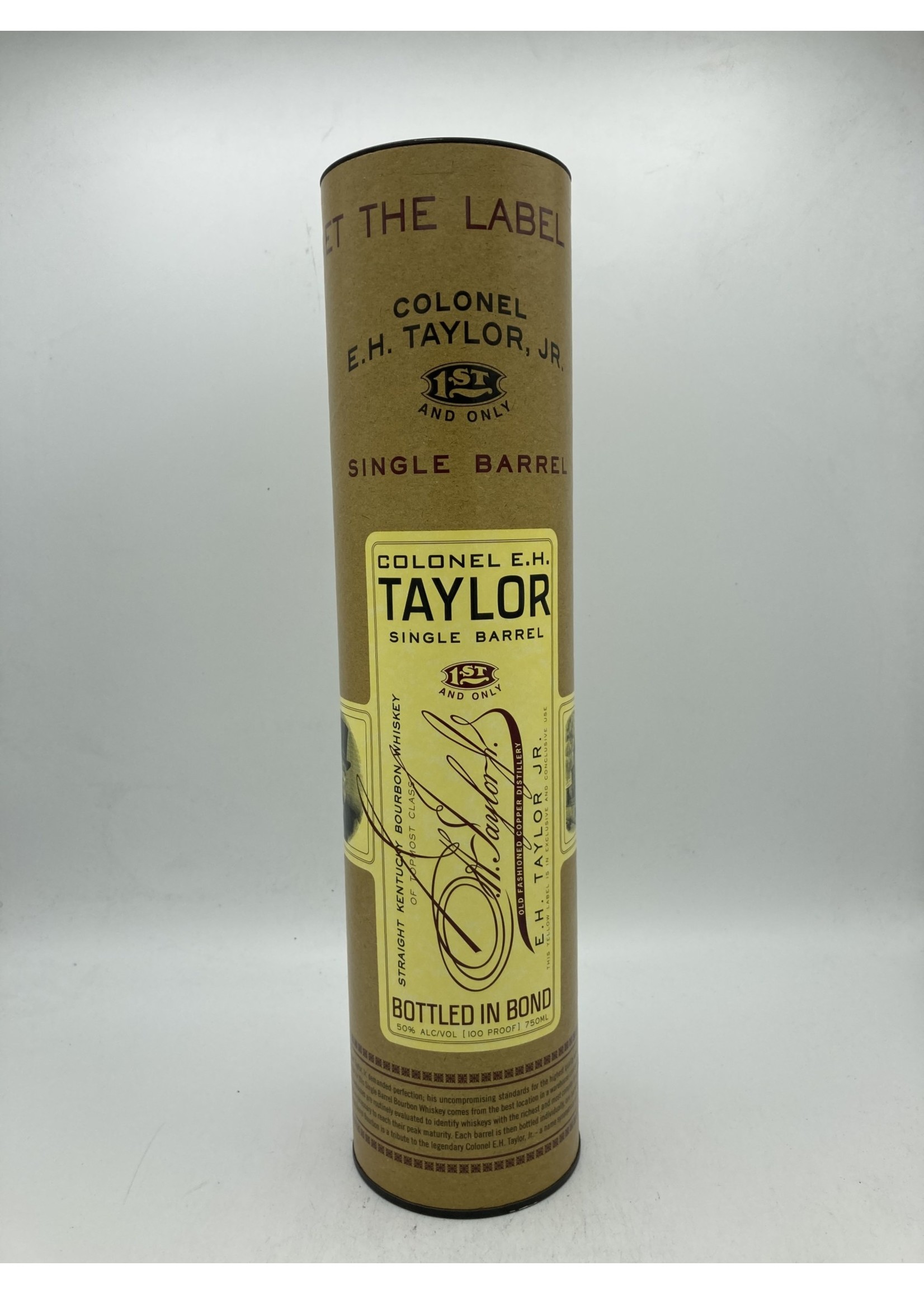 Colonel E.H. Taylor kentucky  whiskey  Single barrel 50%(100pf)abv 750ml
