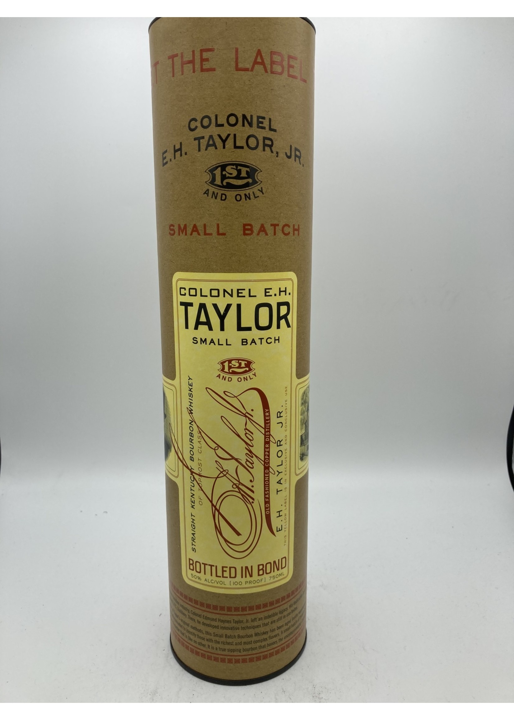Colonel E.H. Taylor kentucky  whiskey  small batch 50% abv 100 proof 750ml