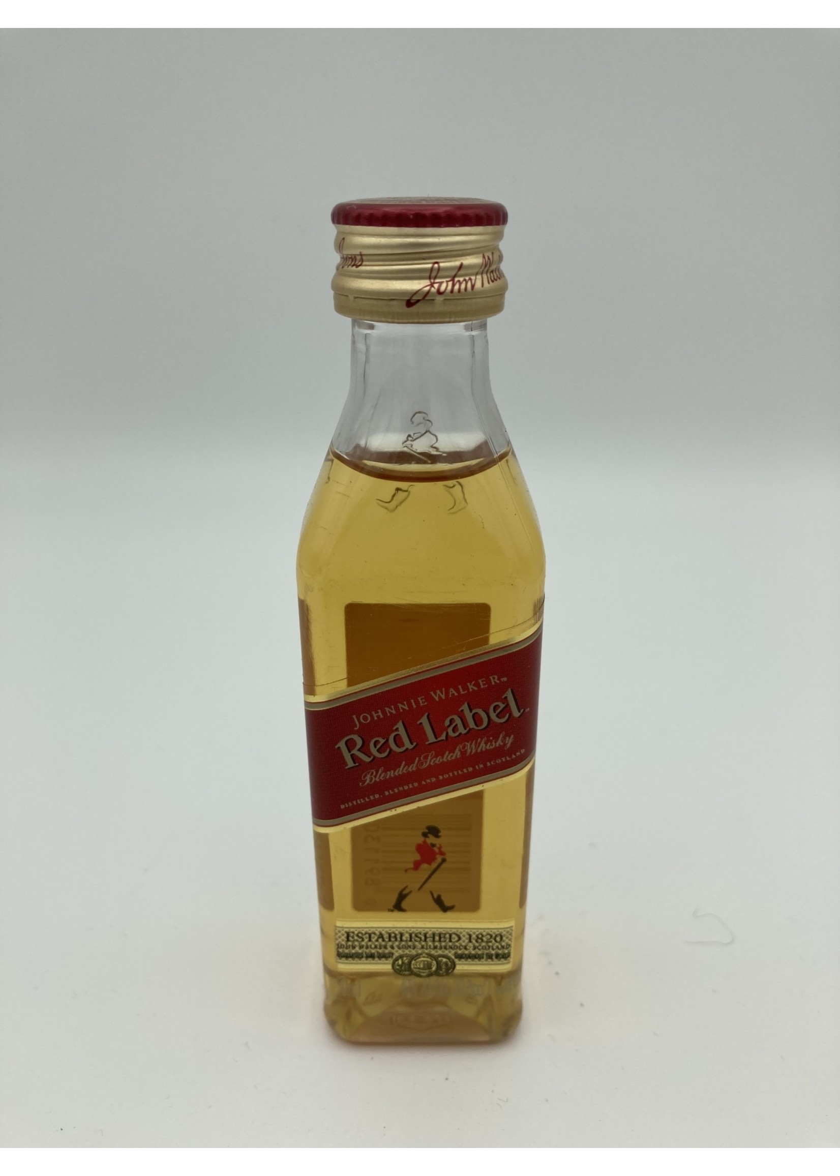 JOHNNIE WALKER Johnnie Walker  red label 40% abv 80 proof 50ml