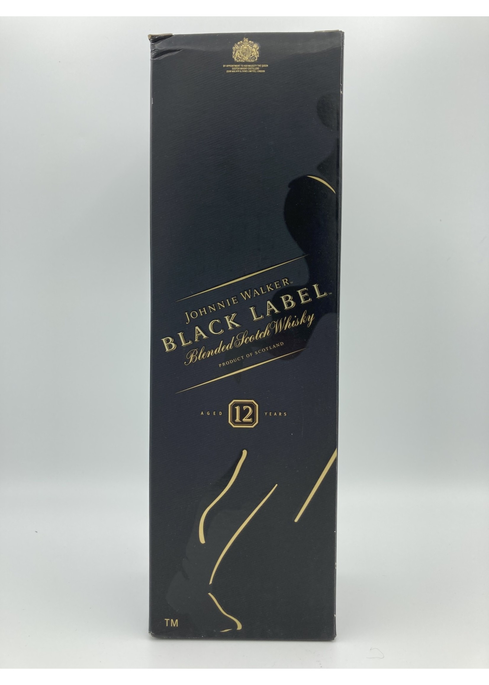 Johnnie Walker black label 40 abv proof 750ml Holly Main liquor