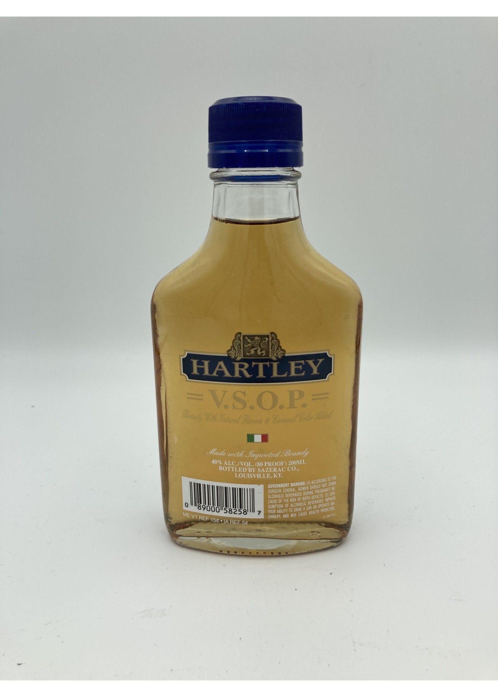 Hartley Brandy v.s.o.p. 40% ABV 80 Proof 200ml