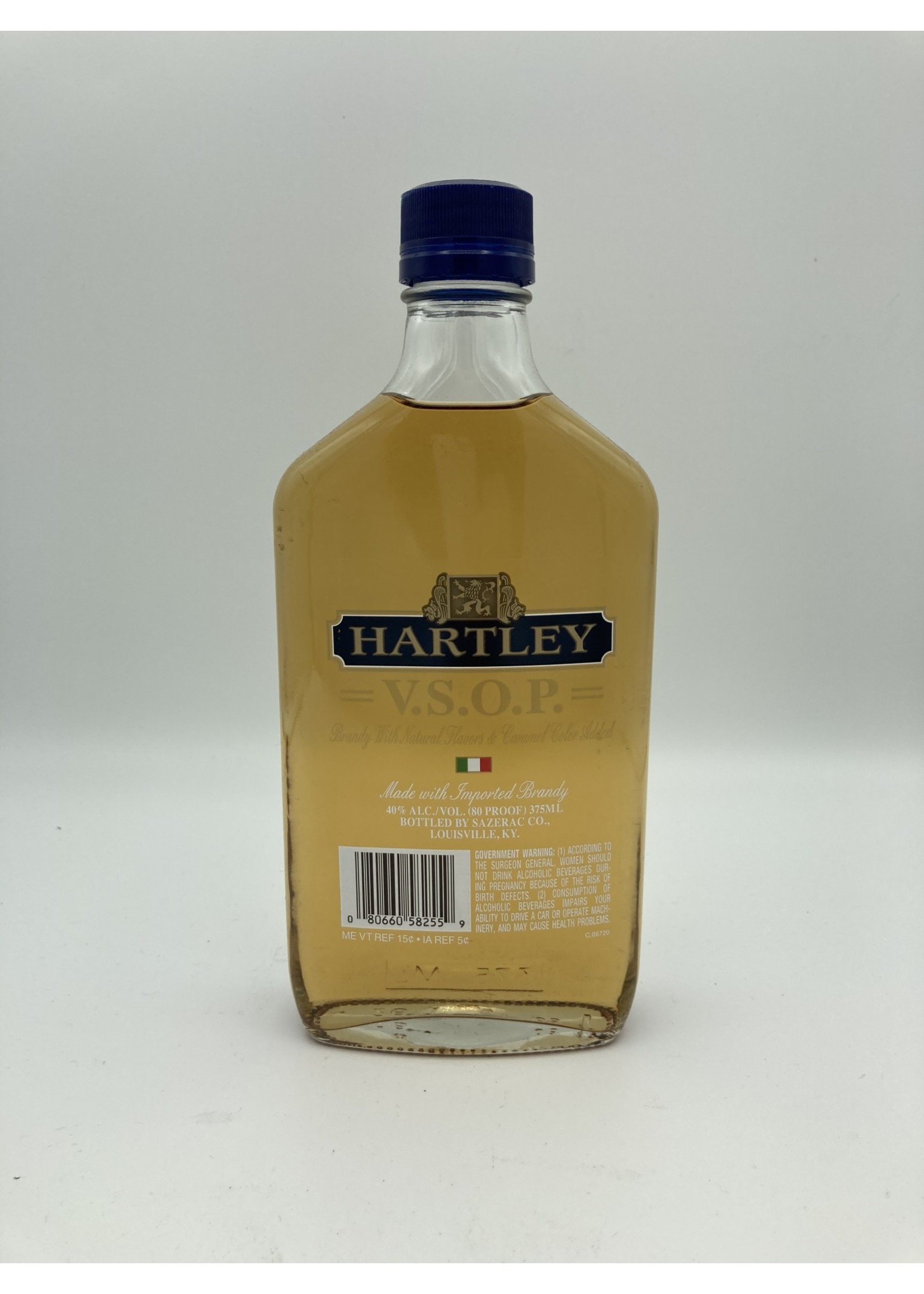 Hartley Brandy v.s.o.p. 40% ABV 80 Proof 375ml