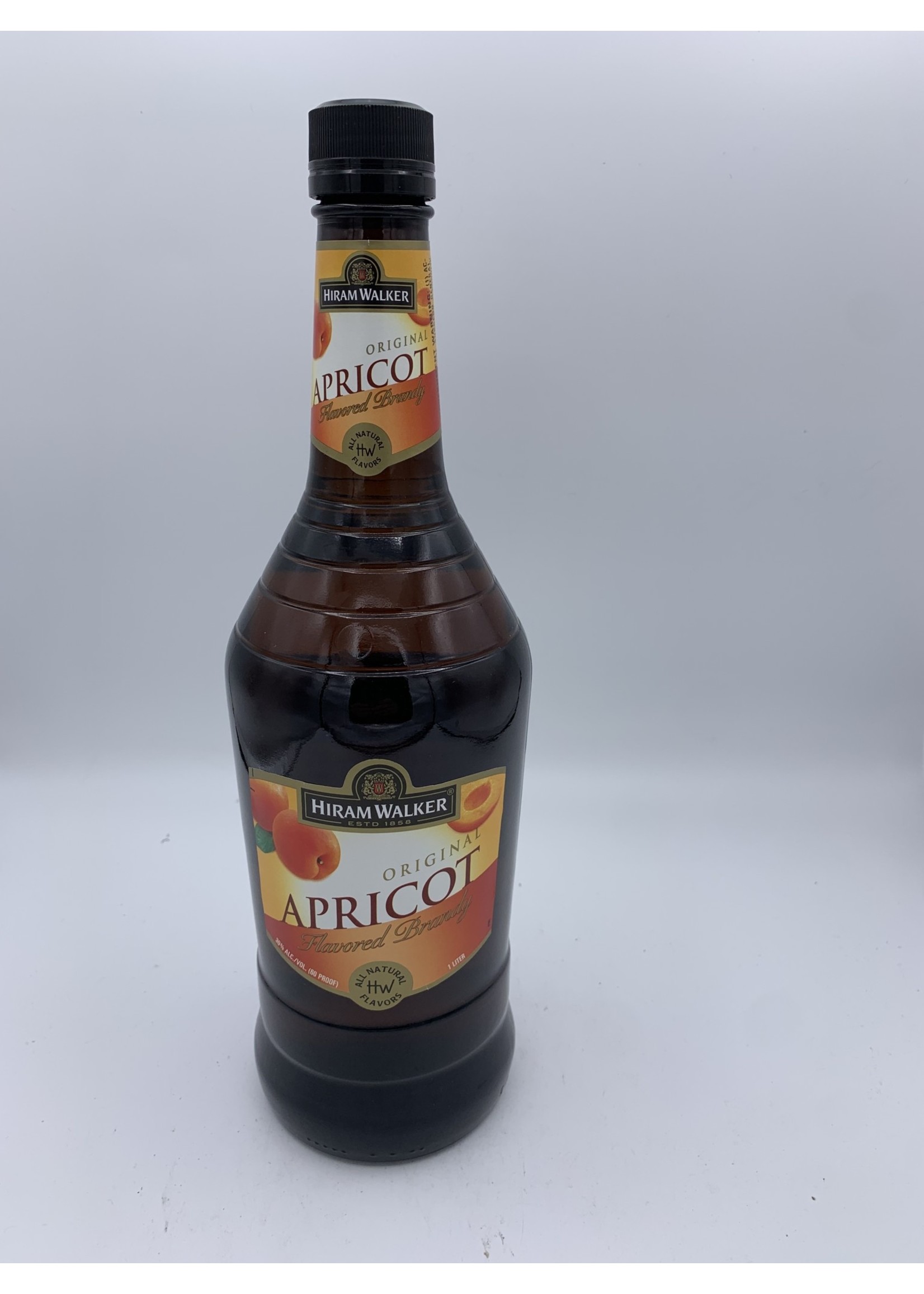 Hiram Walker brandy  apricot 15% abv 30 proof 1 liter