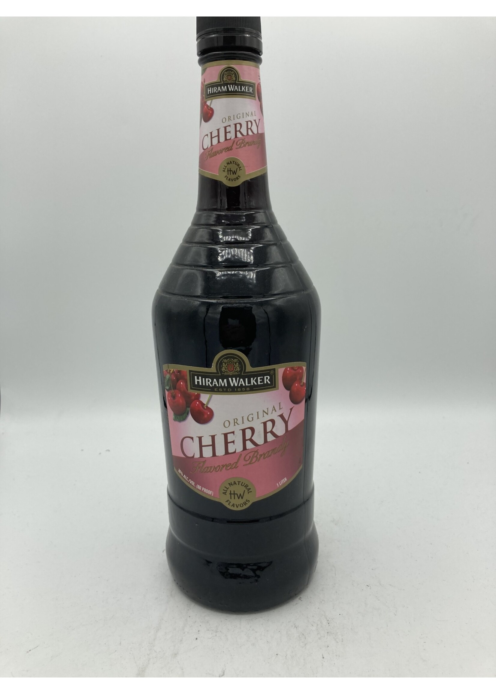 Hiram Walker brandy  cherry 30% abv 60 proof 1 liter