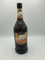Hiram Walker brandy peach 30% abv 60 proof 1 liter
