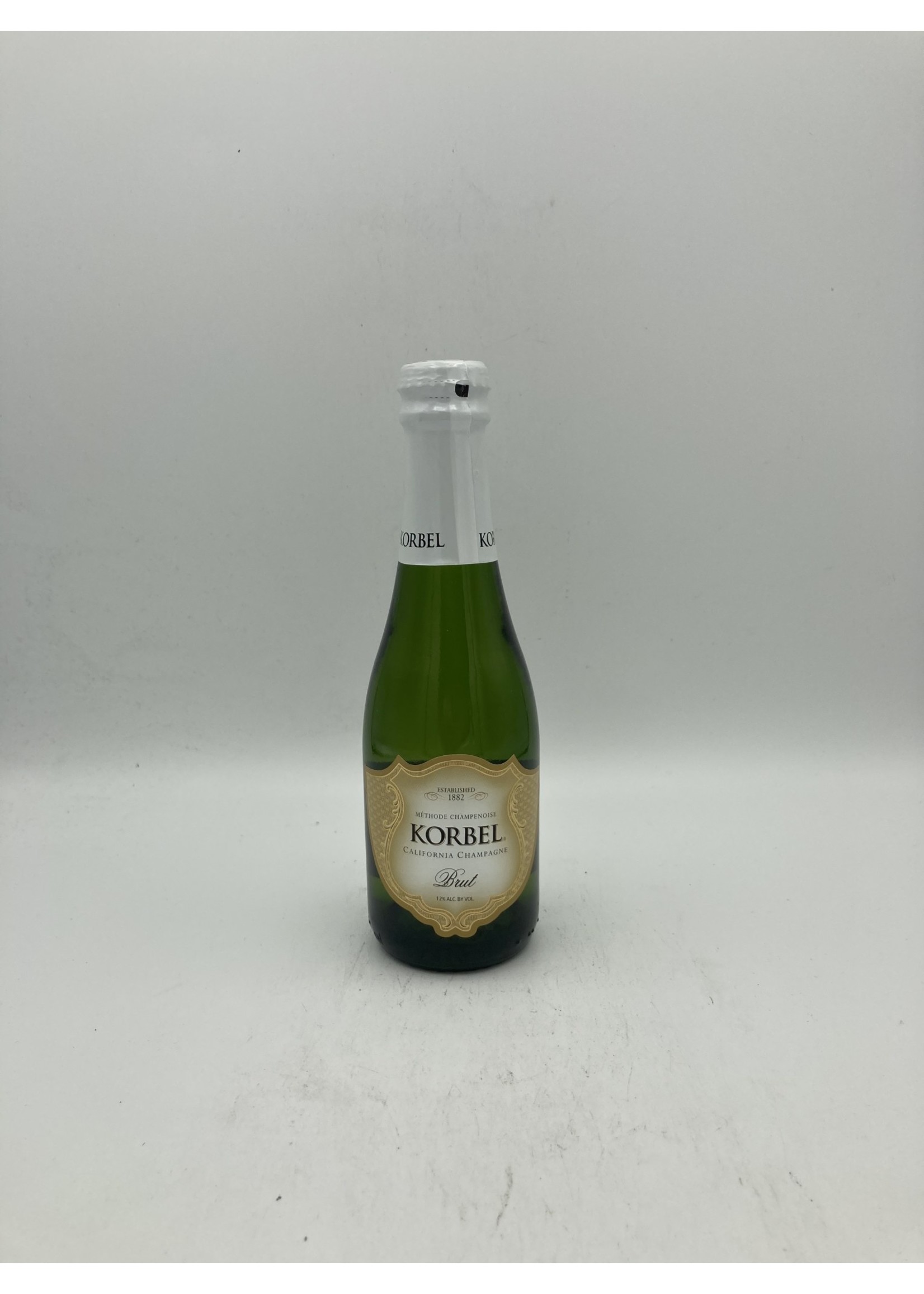 Korbel sparkling wine brut 12% abv 187ml