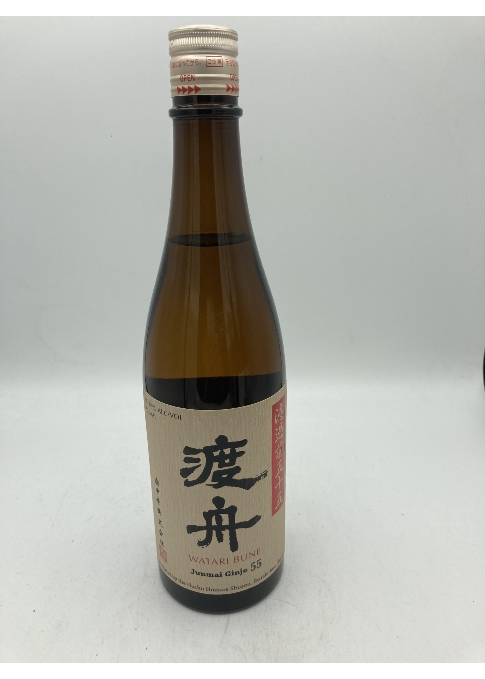 Watari Bune sake Junmai ginjo 55  16% abv 720ml