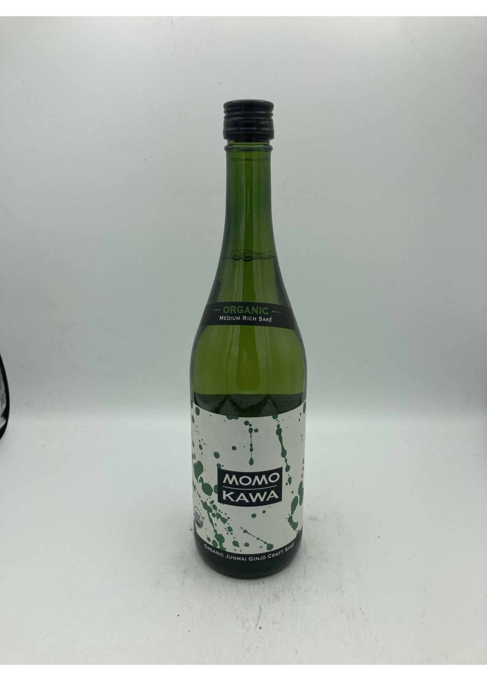 Momo Kawa sake Organic-medium rich Junmai ginjo 14.8% abv 750ml