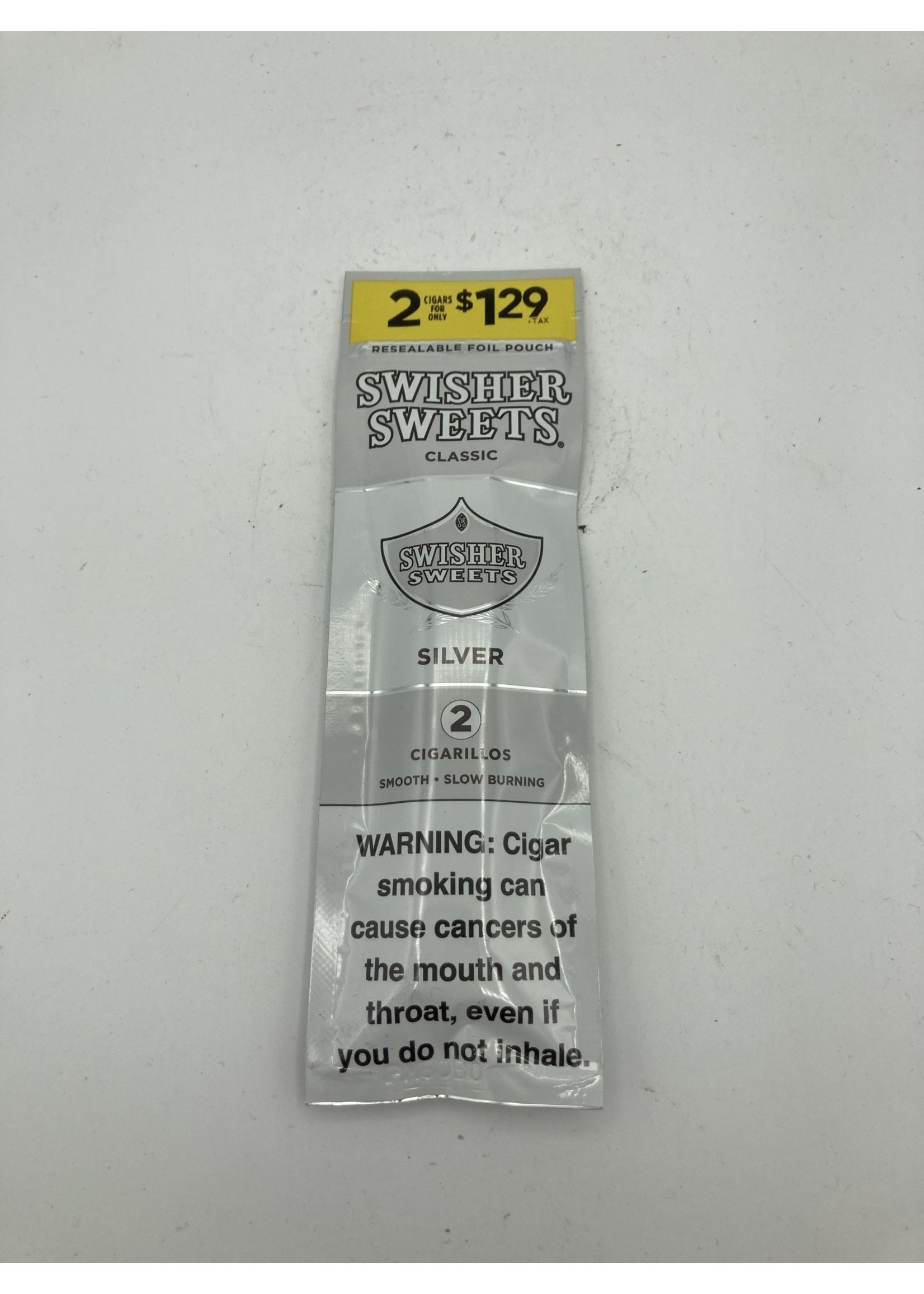 SWISHER SWEETS Swisher Sweets silver 2pk-pouch(129)