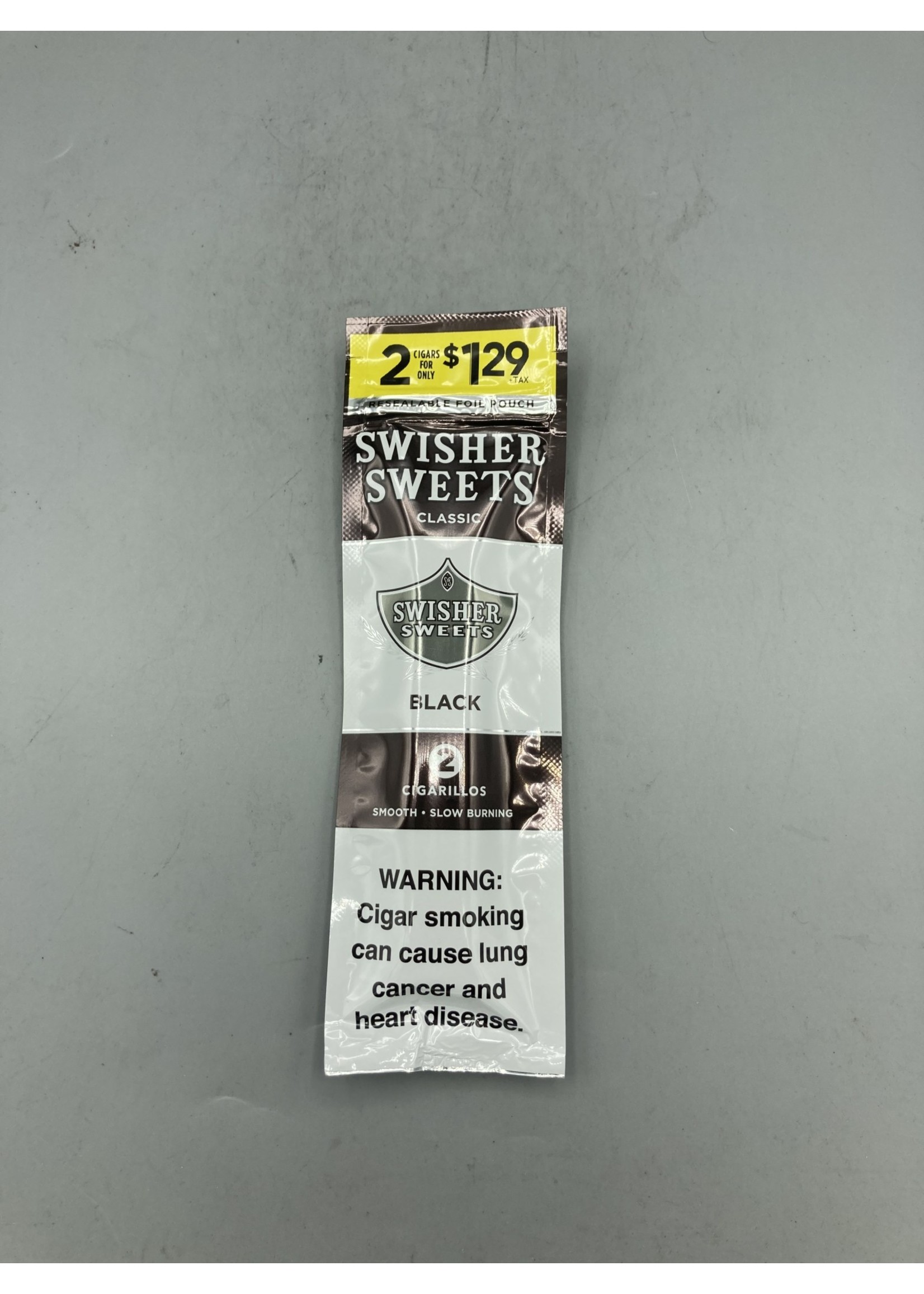 SWISHER SWEETS Swisher Sweets black 2pk-pouch(129)
