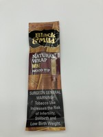MIDDLETON'S BLACK & MILD Middleton's Black & Mild natural wrap wine wood tip