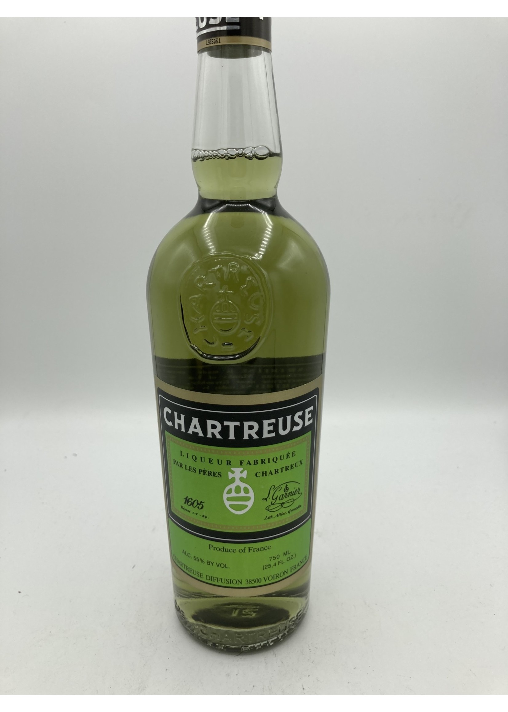 Chartreuse liqueur green 55% abv 110 proof 750ml