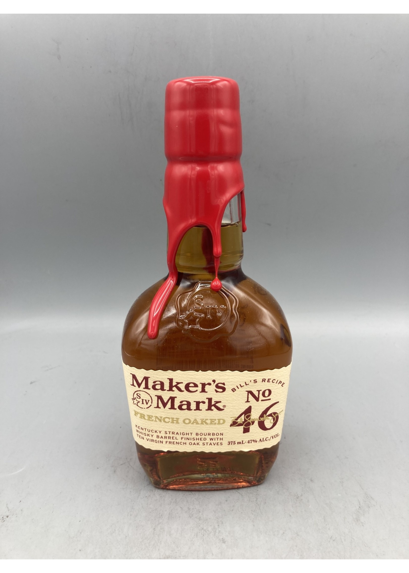 Makers  Mark kentucky straight bourbon  46  47% abv 94 Proof 375ml