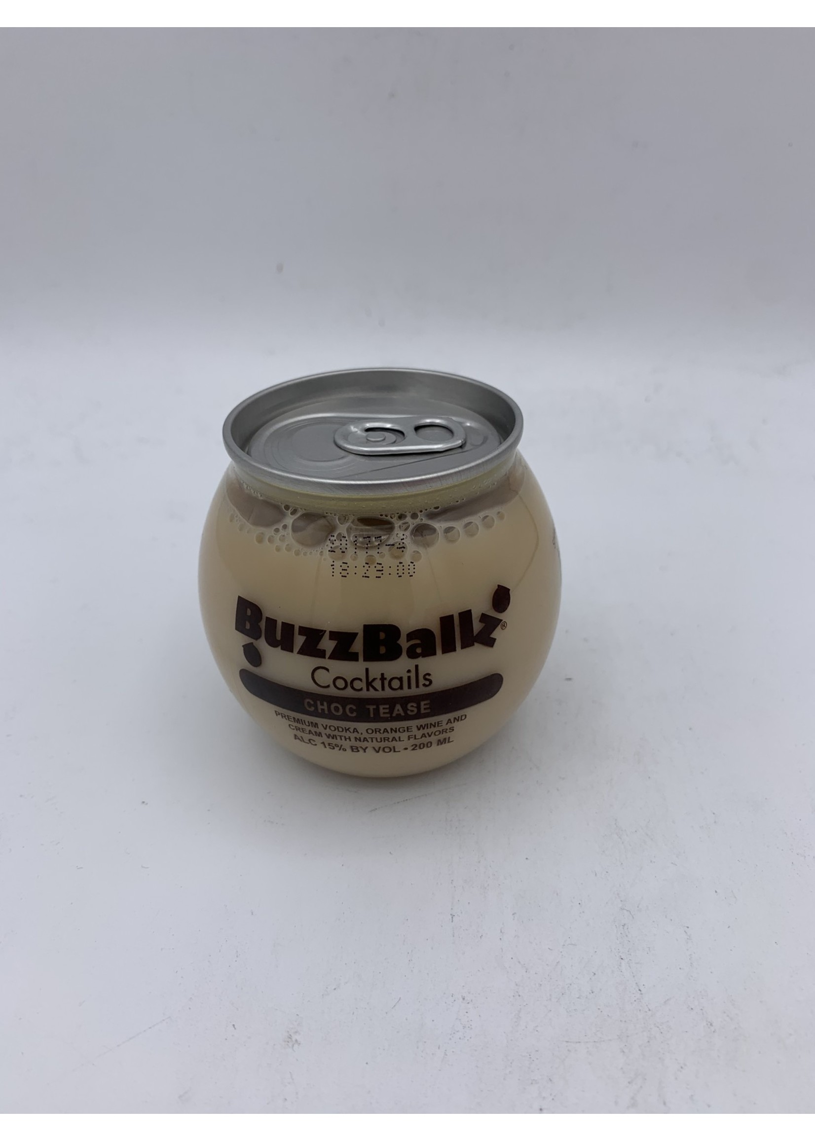 BUZZBALLZ Buzzballz cocktail  choco tease 15% abv 30 proof 200ml