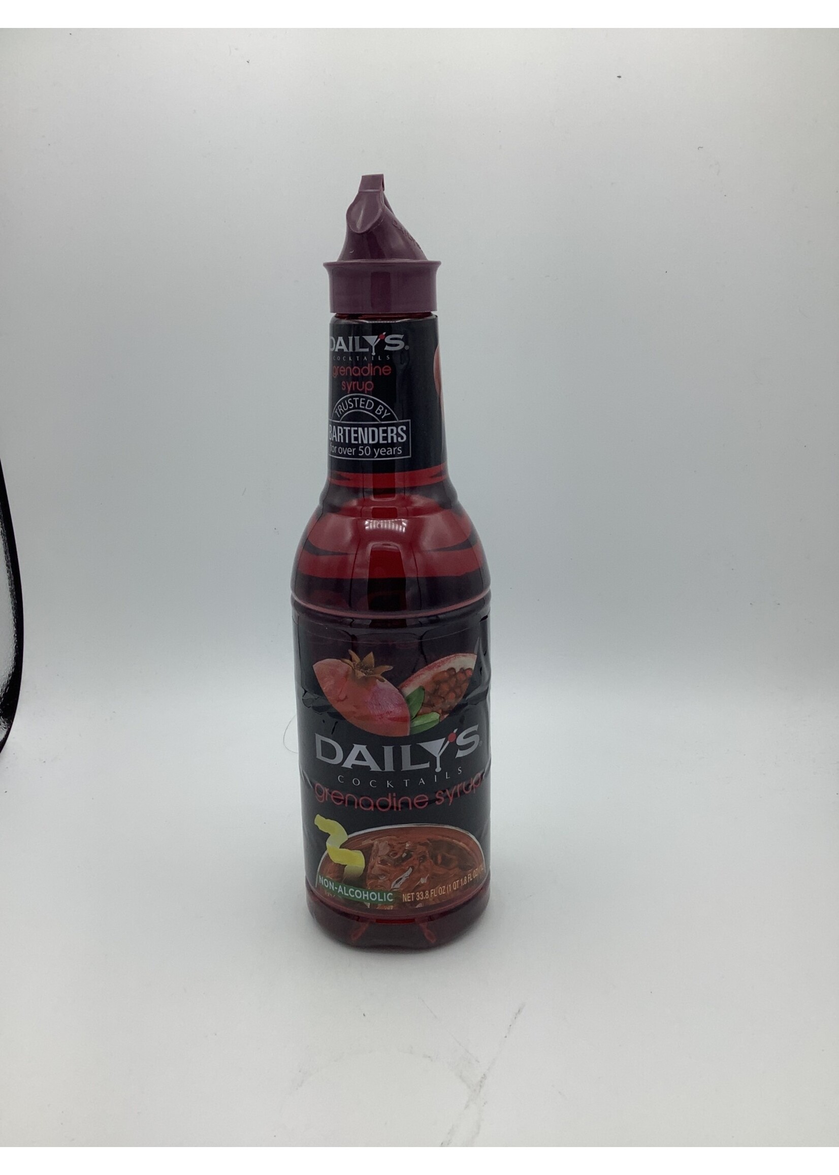 Daily's cocktail nonalcoholic mix grenadine syrup 750ml Holly Main