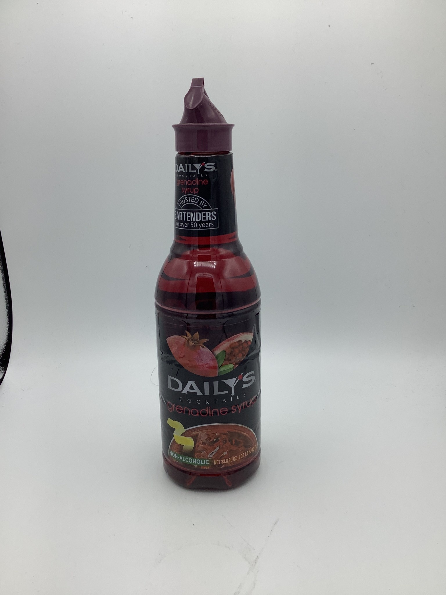 Daily's cocktail nonalcoholic mix grenadine syrup 750ml Holly Main