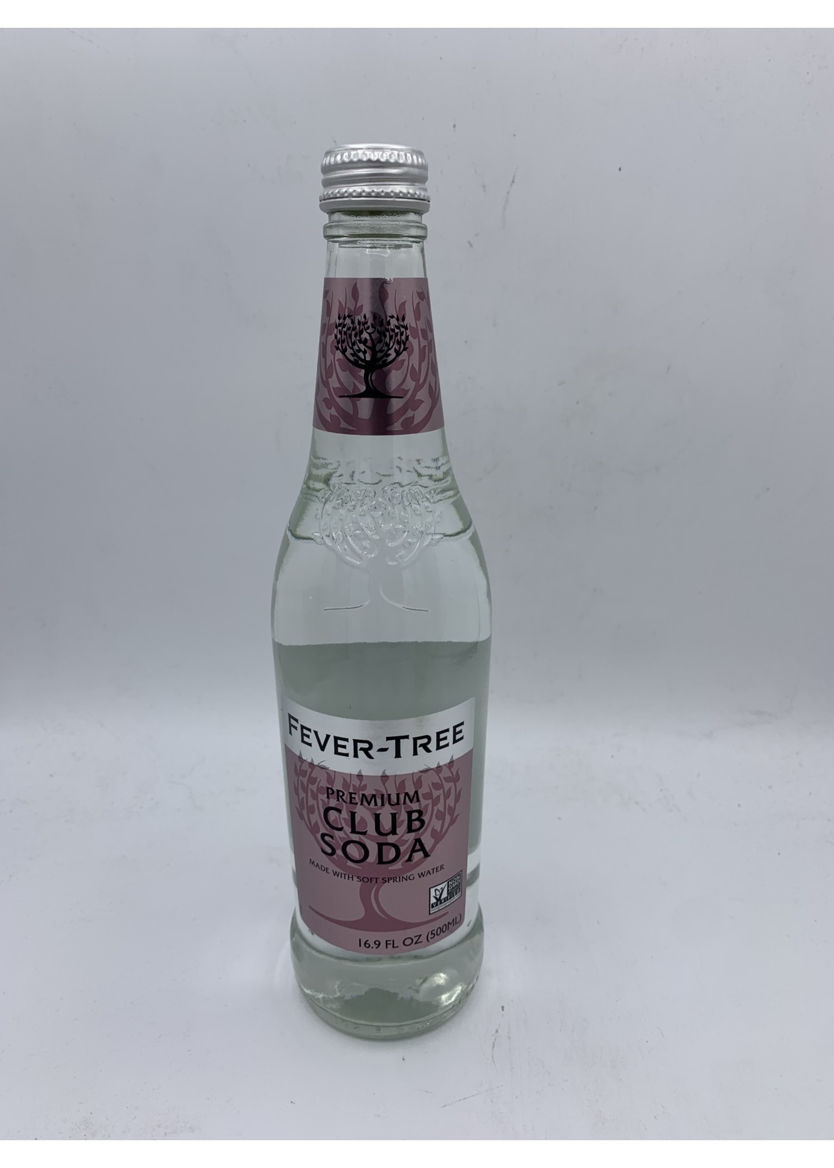 FEVER-TREE Fever Tree  premium club soda 16.9oz (500ml) glass