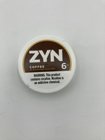 ZYN Zyn  coffee 6mg nicotine pouches  .21oz  (6g) tin