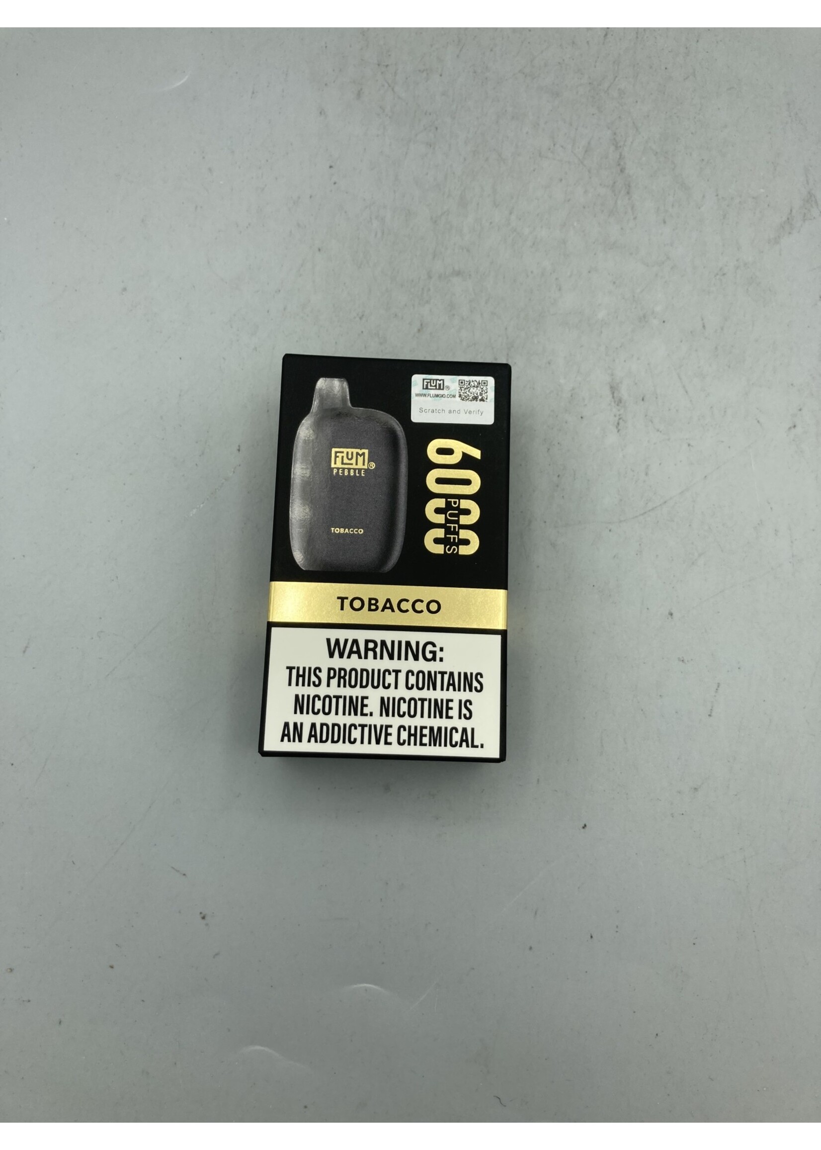 FLUM Flum Pebble  Tobacco 6000 Puffs Rechargeable