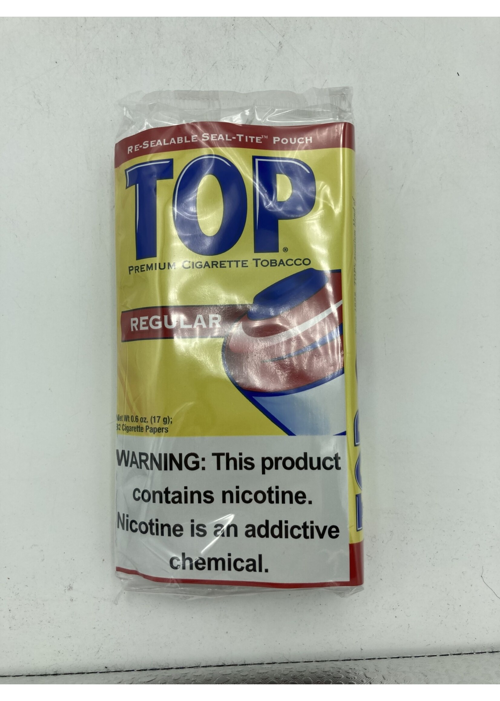 Top pouch rolling tobacco .6oz-pouch