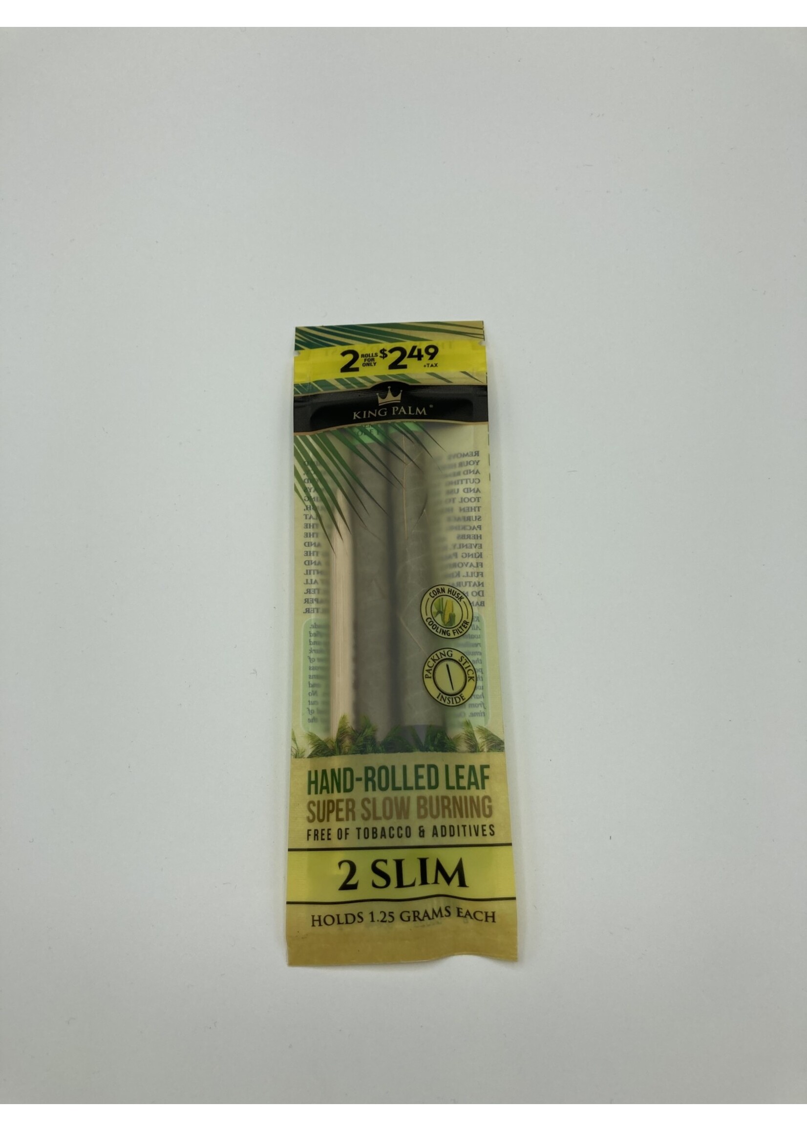 King Palm  2 slim pre-rolled leaf 2pk