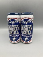 EL SEGUNDO BREW CO. El Segundo Brew Co. Broken skull American lager Steve Austin 4.8% abv 4pk-16oz can