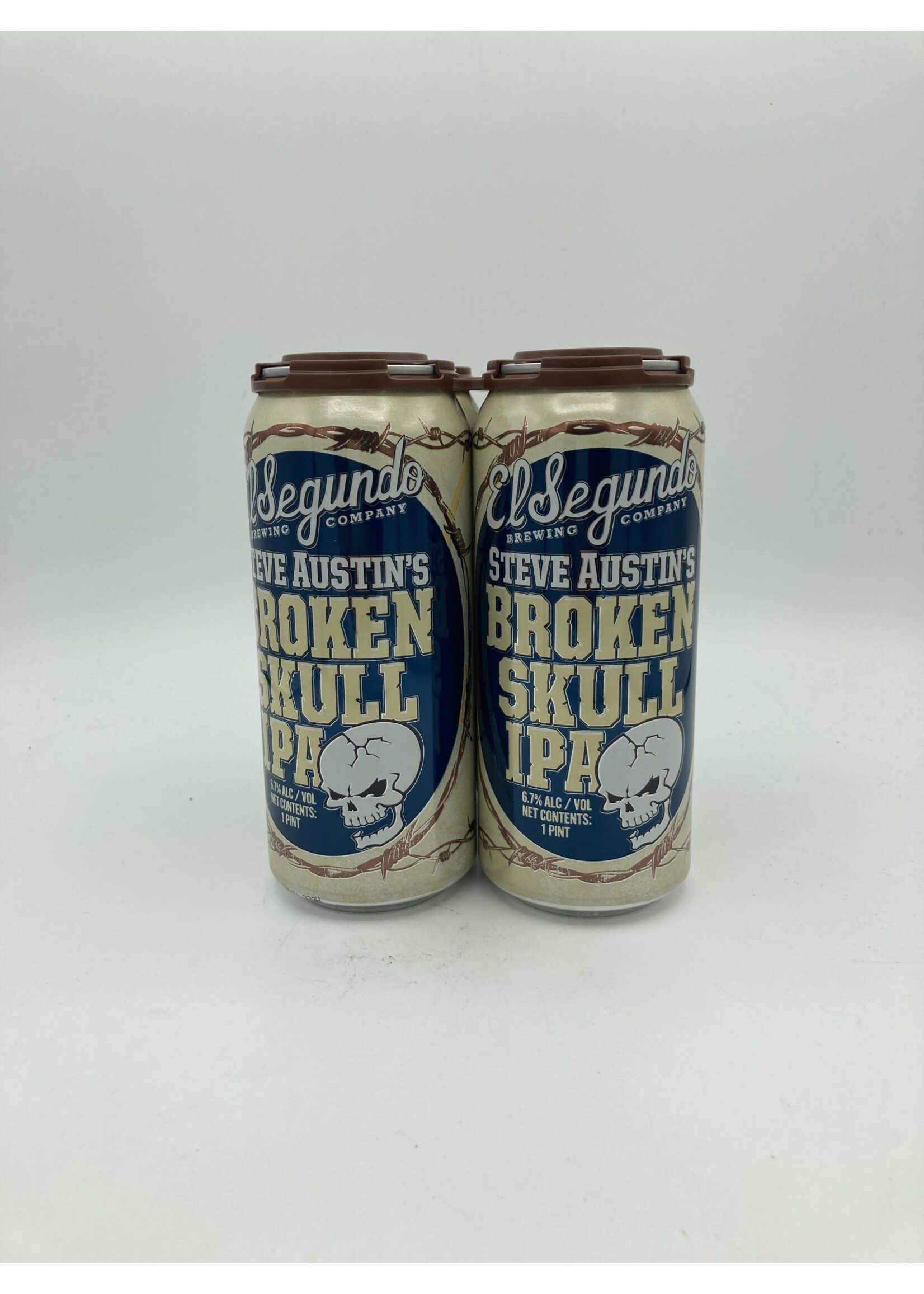 EL SEGUNDO BREW CO. El Segundo Brew Co. steve austin's broken skull ipa 6.7% abv 4pk-16oz can