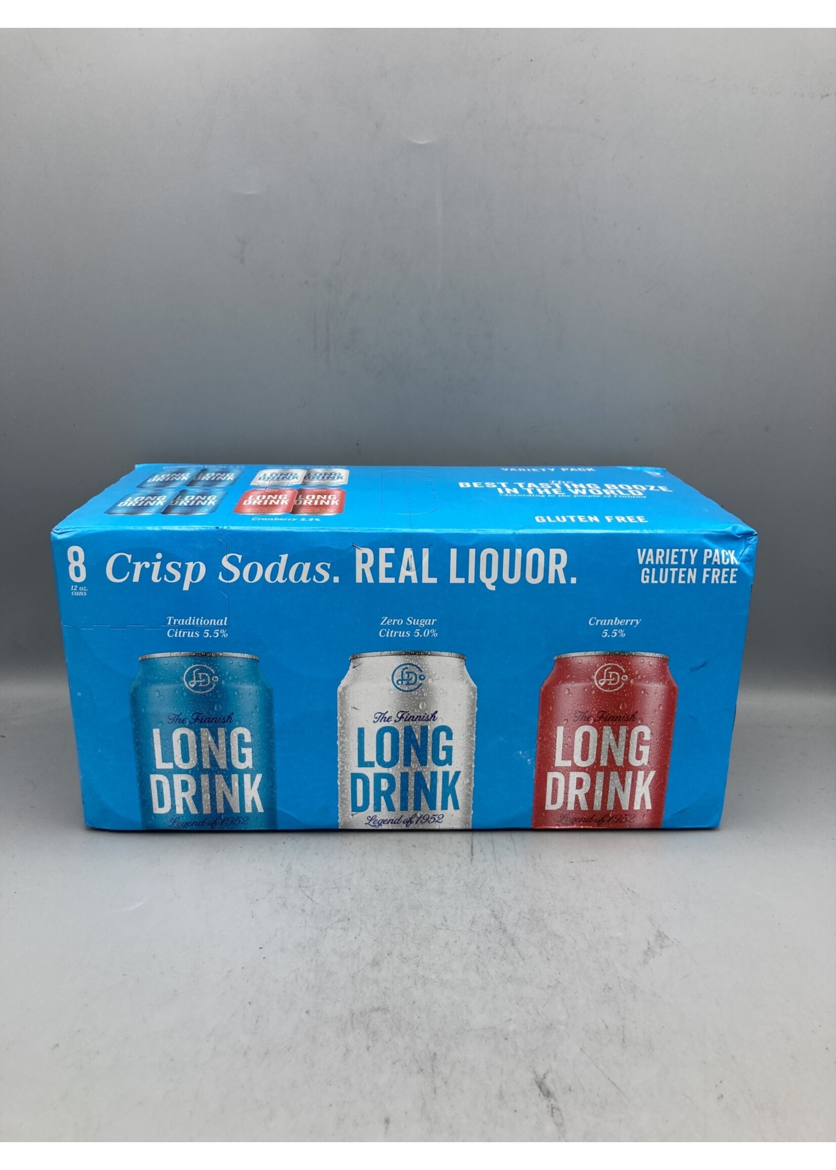 THE FINNISH LONG DRINK OF 1952 Long Drink cocktail  Variety Pack 5%-5.5% abv 8pk-12oz cans