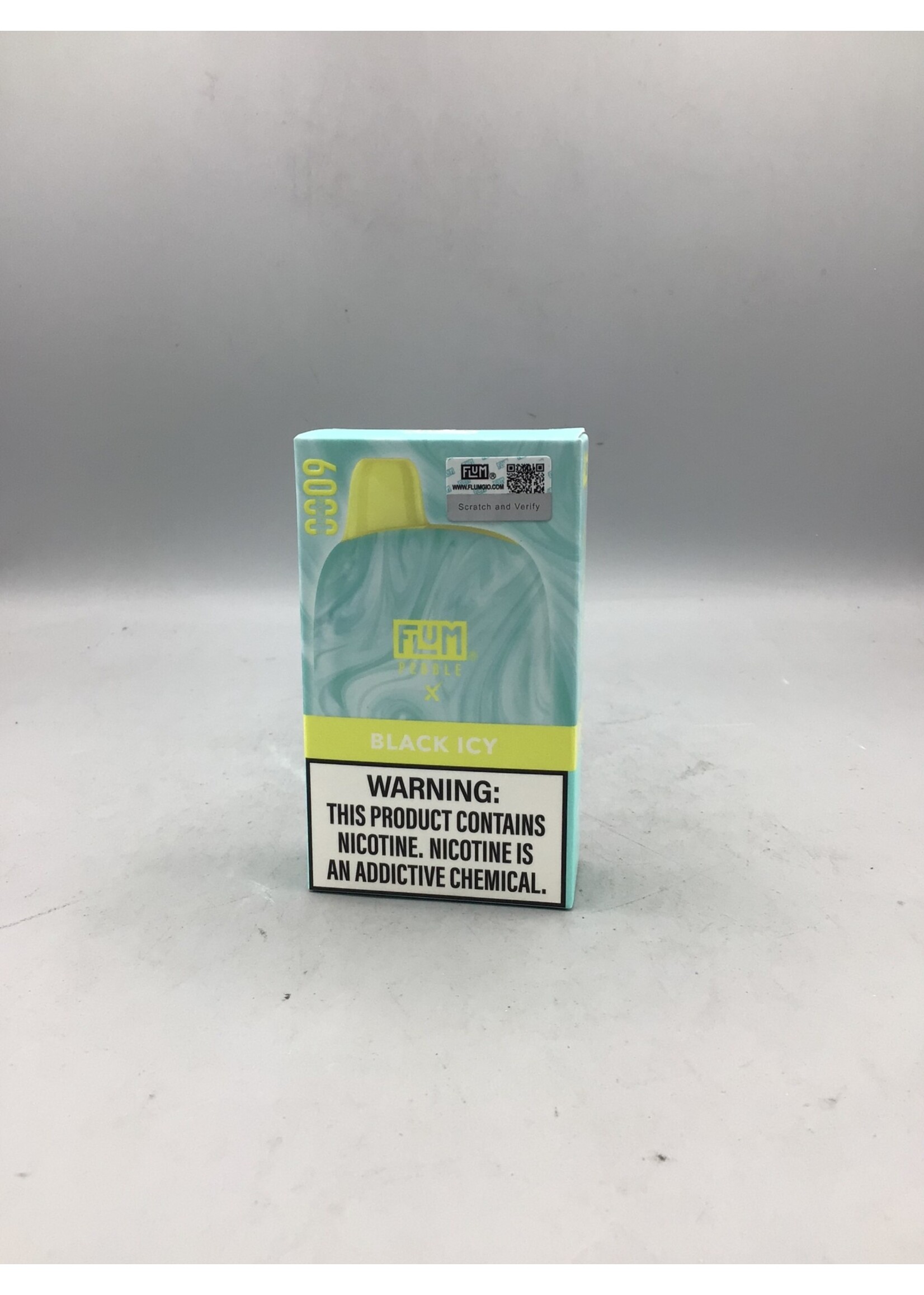 FLUM Flum Pebble X Black Icy Disposable Vape 6000 Puffs