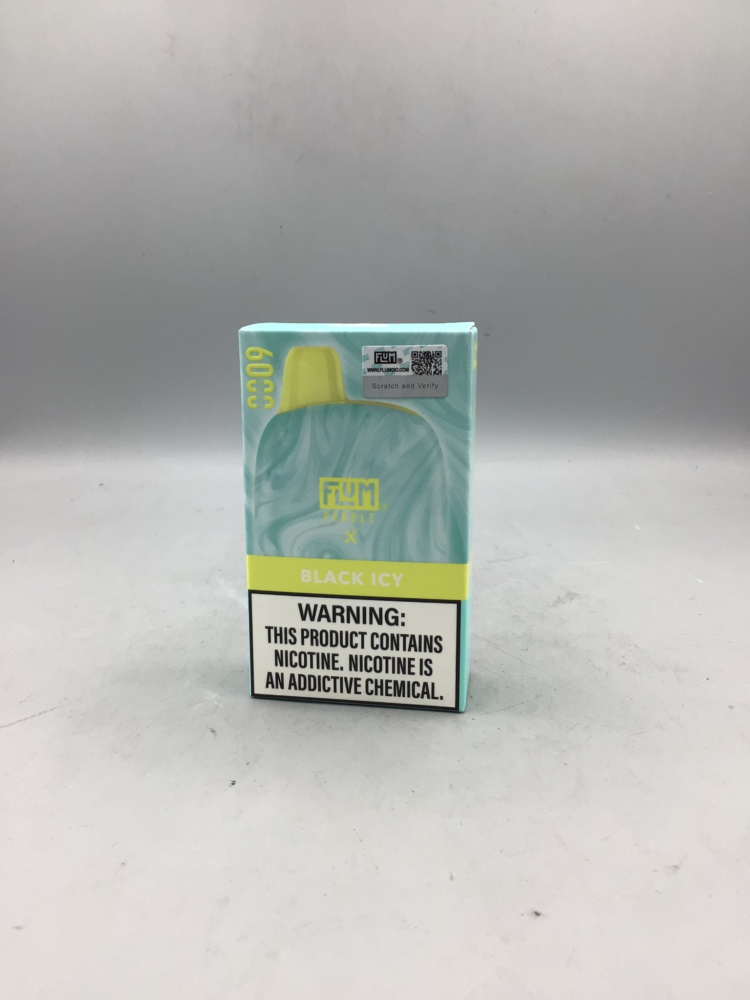 Flum Pebble X Black Icy Disposable Vape 6000 Puffs - Holly Main liquor