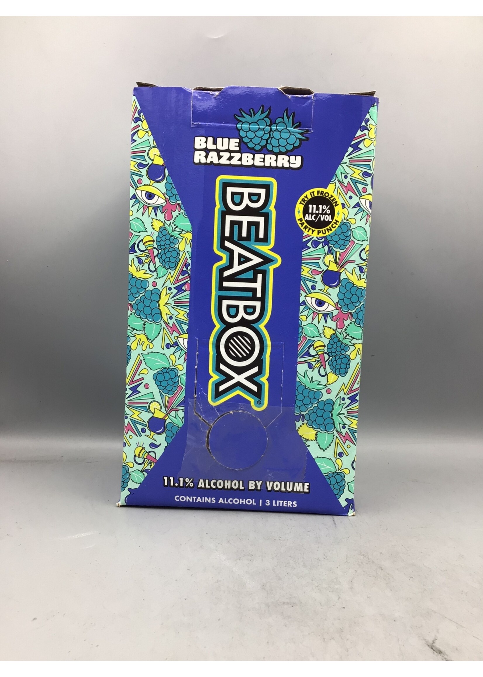 Beatbox Blue razzberry 11% abv 3 liter (101.44oz) box