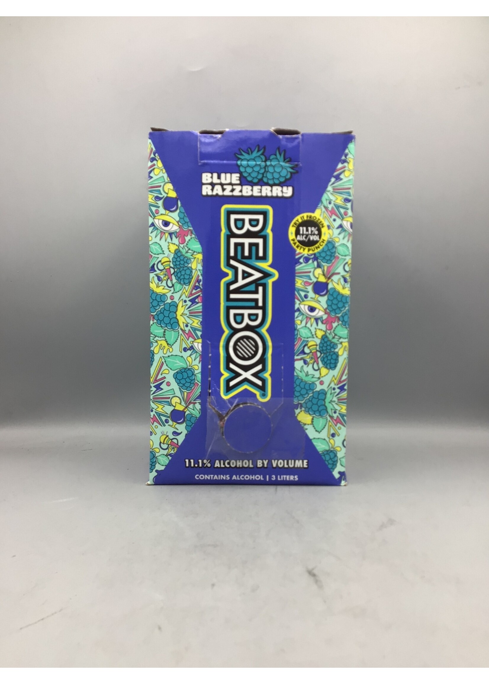 Beatbox Blue razzberry 11% abv 3 liter (101.44oz) box