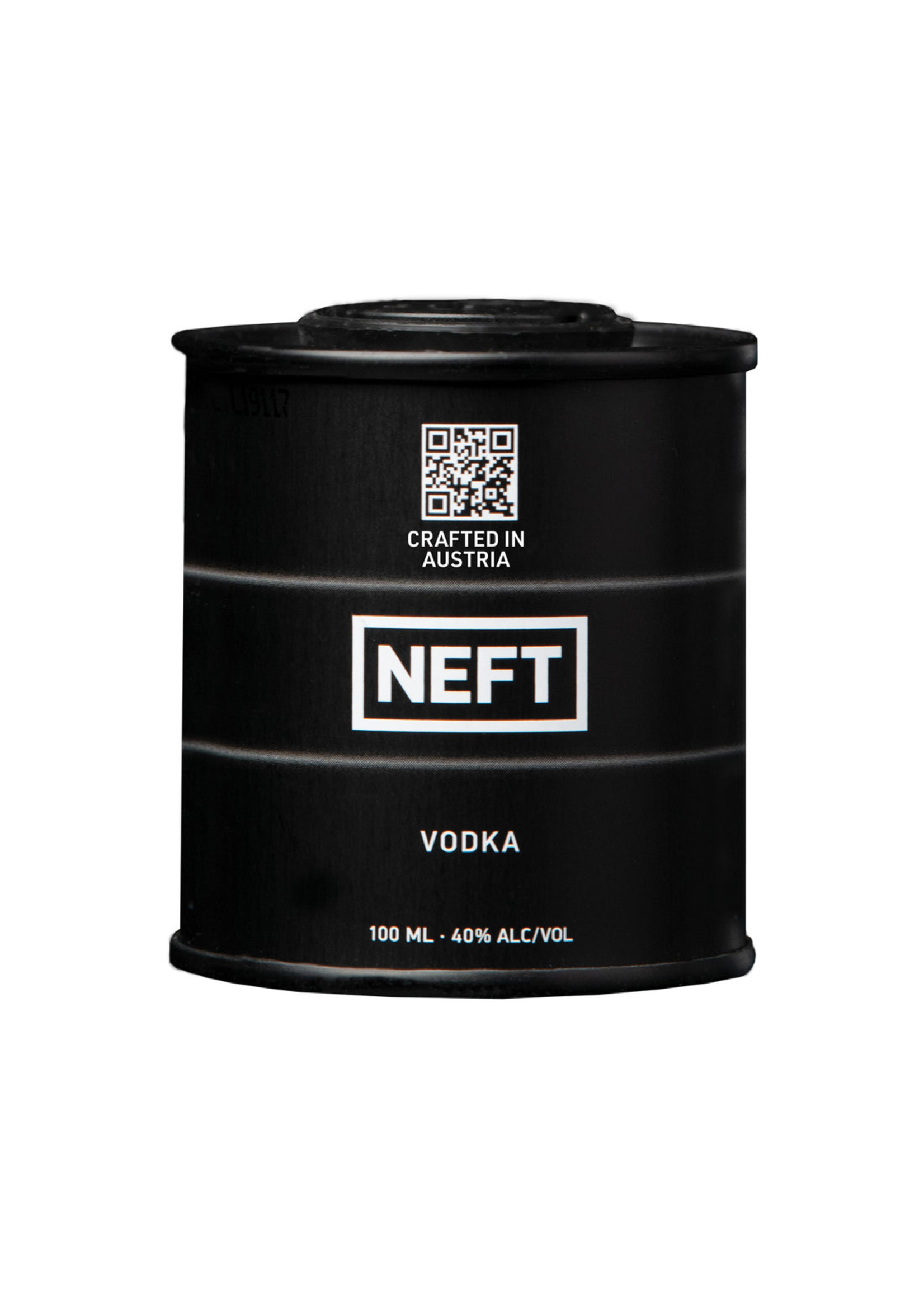 NEFT  VODKA NEFT  Vodka  Black Barrel  40% abv 100ml