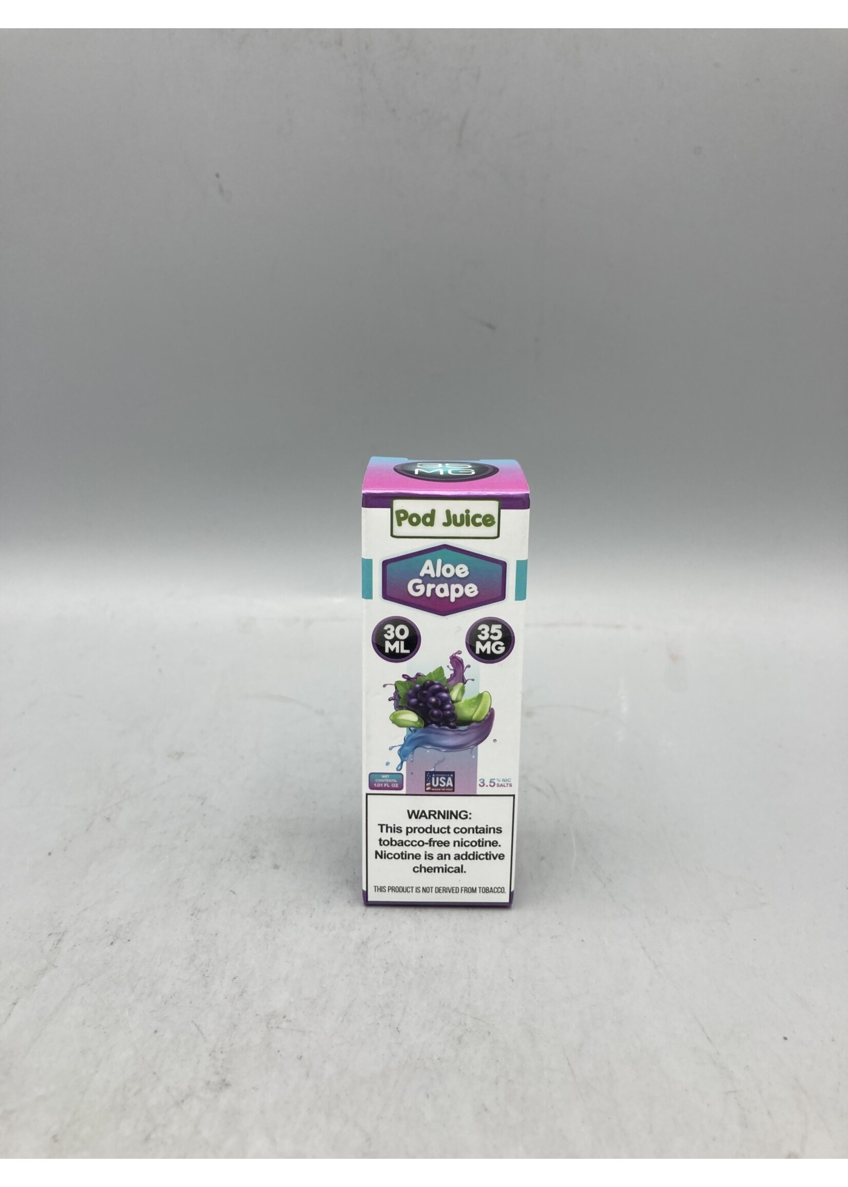 POP JUICE Pod juice Aloe grape 35mg 30ml  bottle