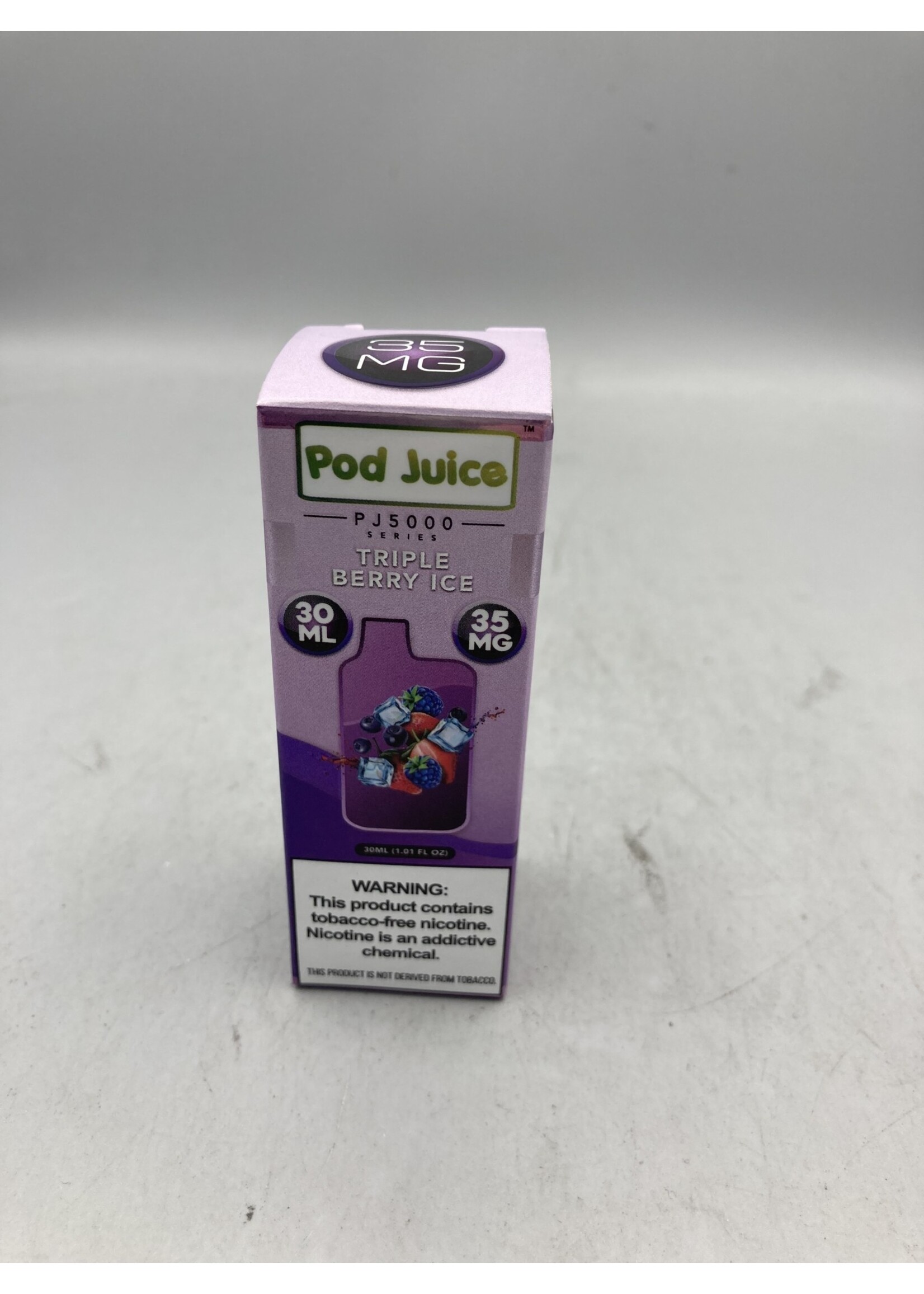 Pod Juice Triple Berry Ice Salt Nic 35mg 30ml bottle