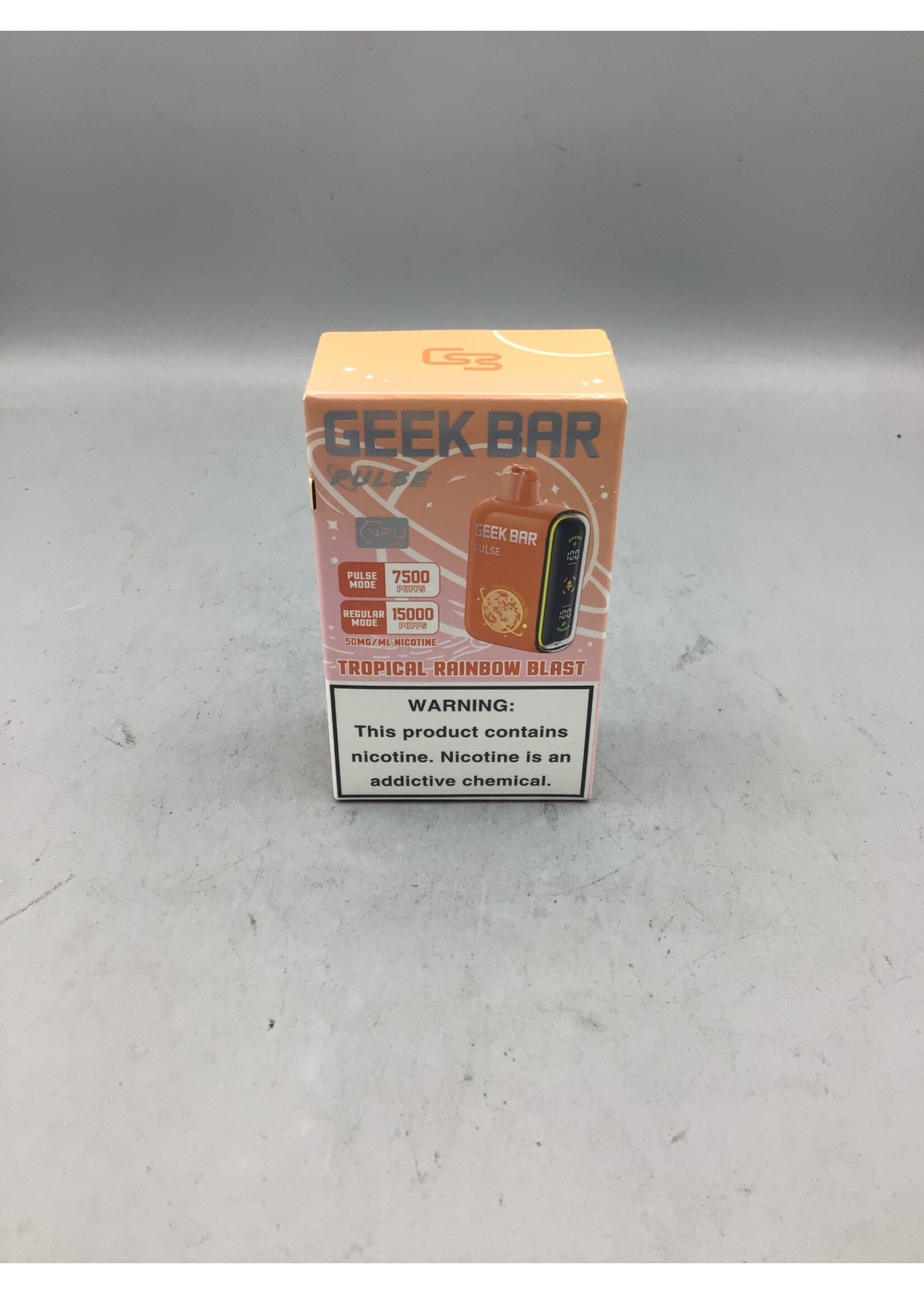 GEEK BAR Geek Bar Pulse Tropical Rainbow Blast (7500puff) regular mode (15000)puffs