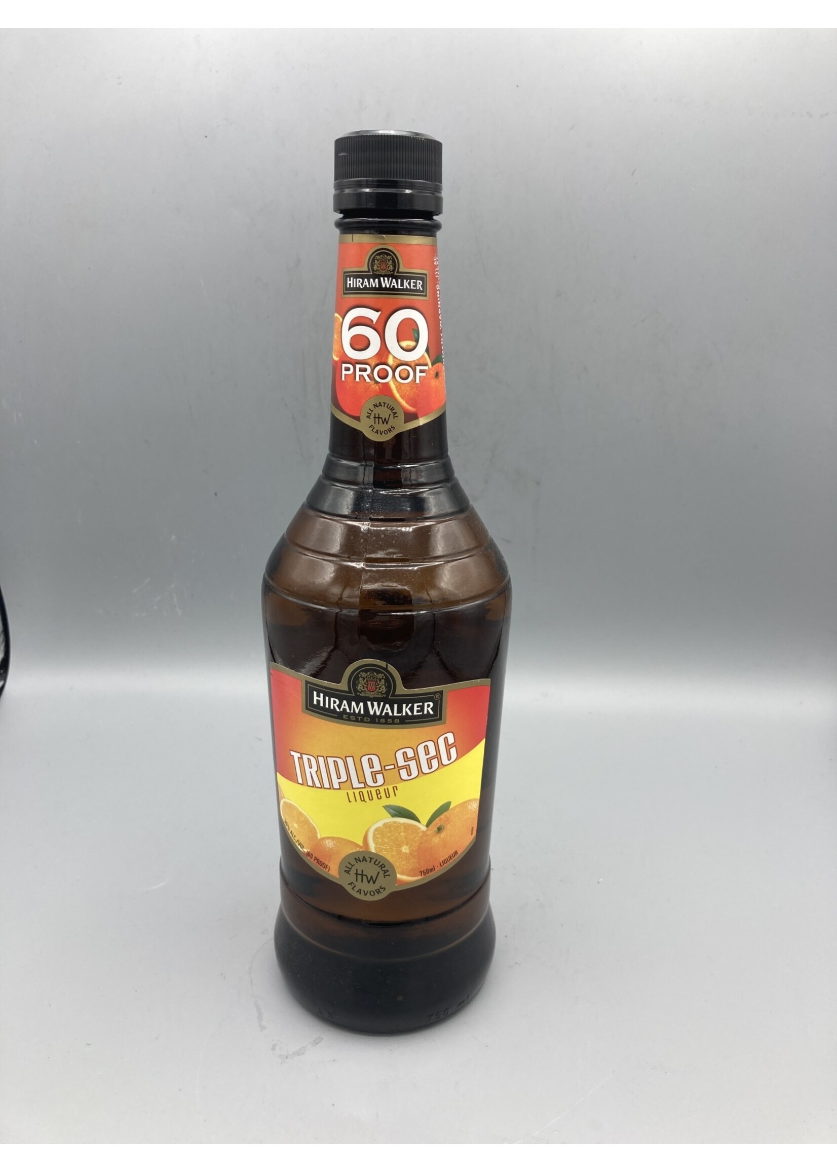 Hiram Walker liqueur triple-sec 30% abv (60pf) 750ml