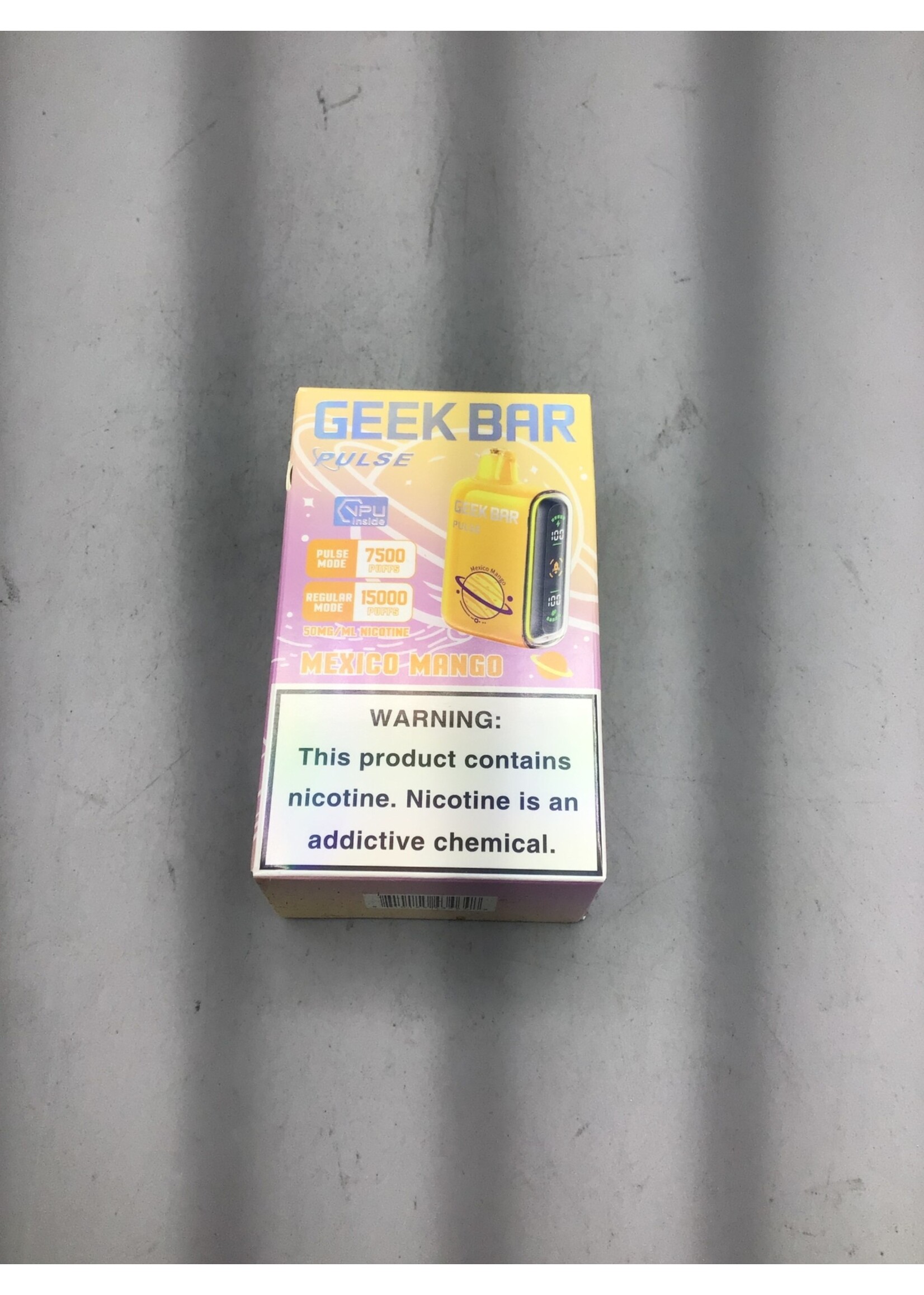 GEEK BAR Geek Bar Pulse Mexico Mango  (7500puff) regular mode (15000)puffs