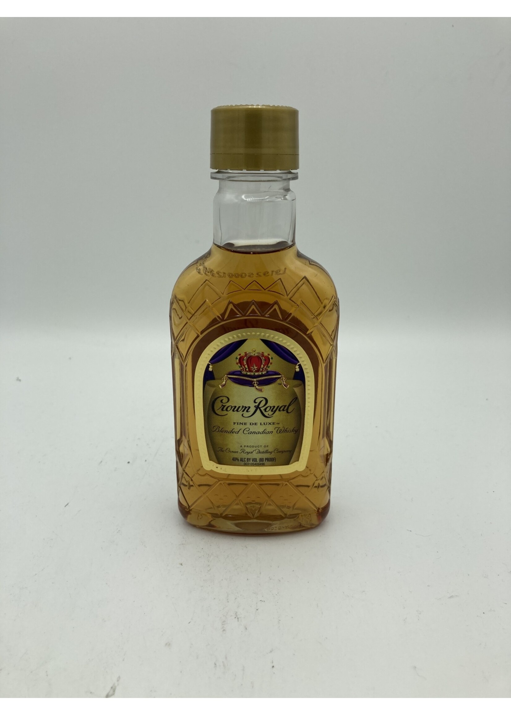 Crown Royal canadian whiskey  40% abv 80 proof 200ml