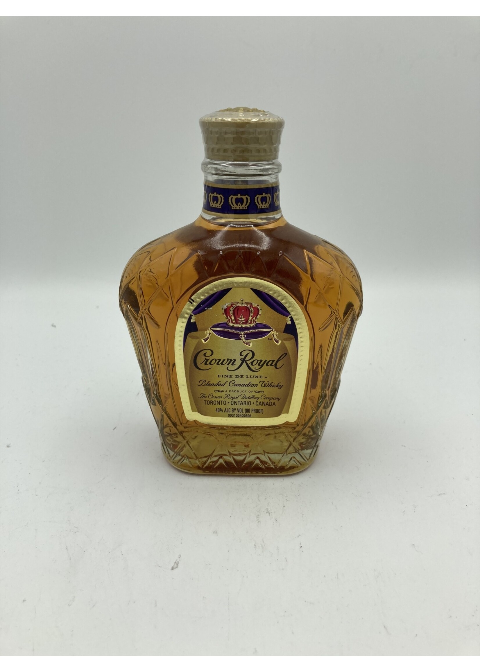 Crown Royal canadian whiskey  40% abv 80 proof 375ml